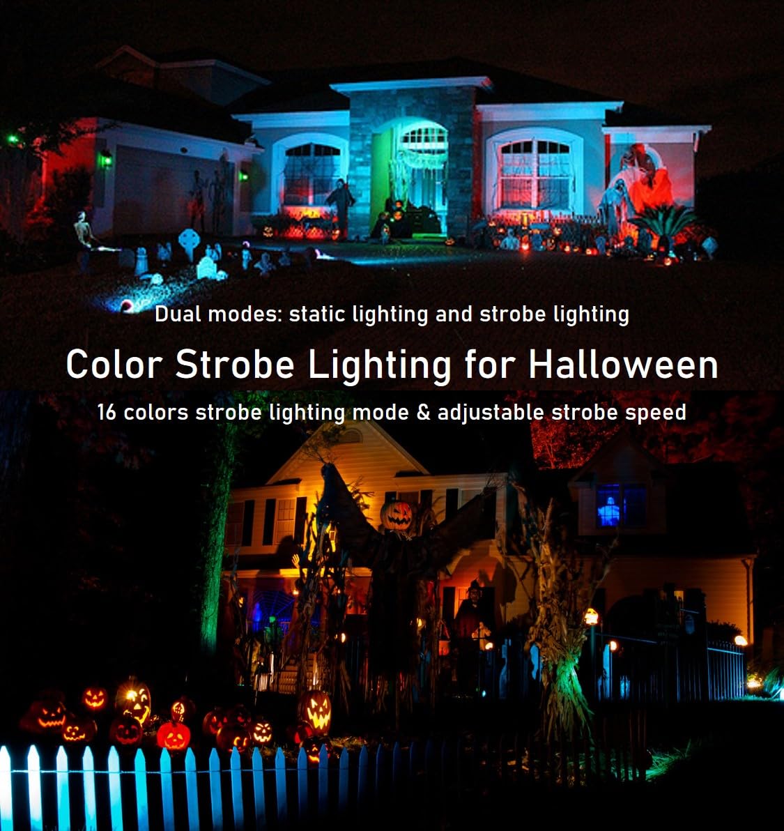 TOVEENEN 25W Color LED Outdoor Landscape Spotlight - Waterproof RGB, Aluminum, Black, Model BG25D