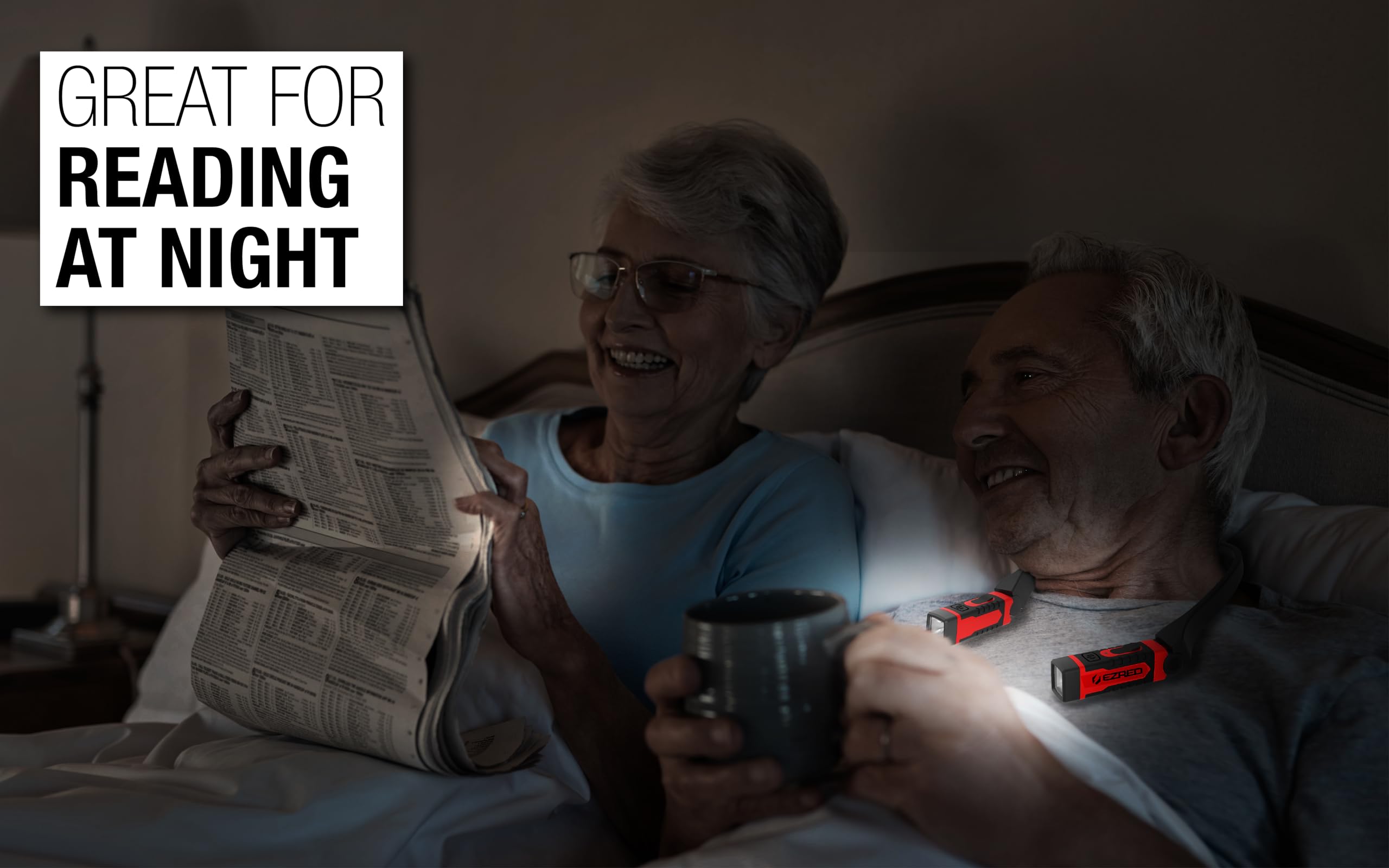 Ezred Anywear Rechargeable Neck Light For Hands-Free Lighting - Nk15, Perfect Light For Mechanics, Camping, Hunting, Diy Project