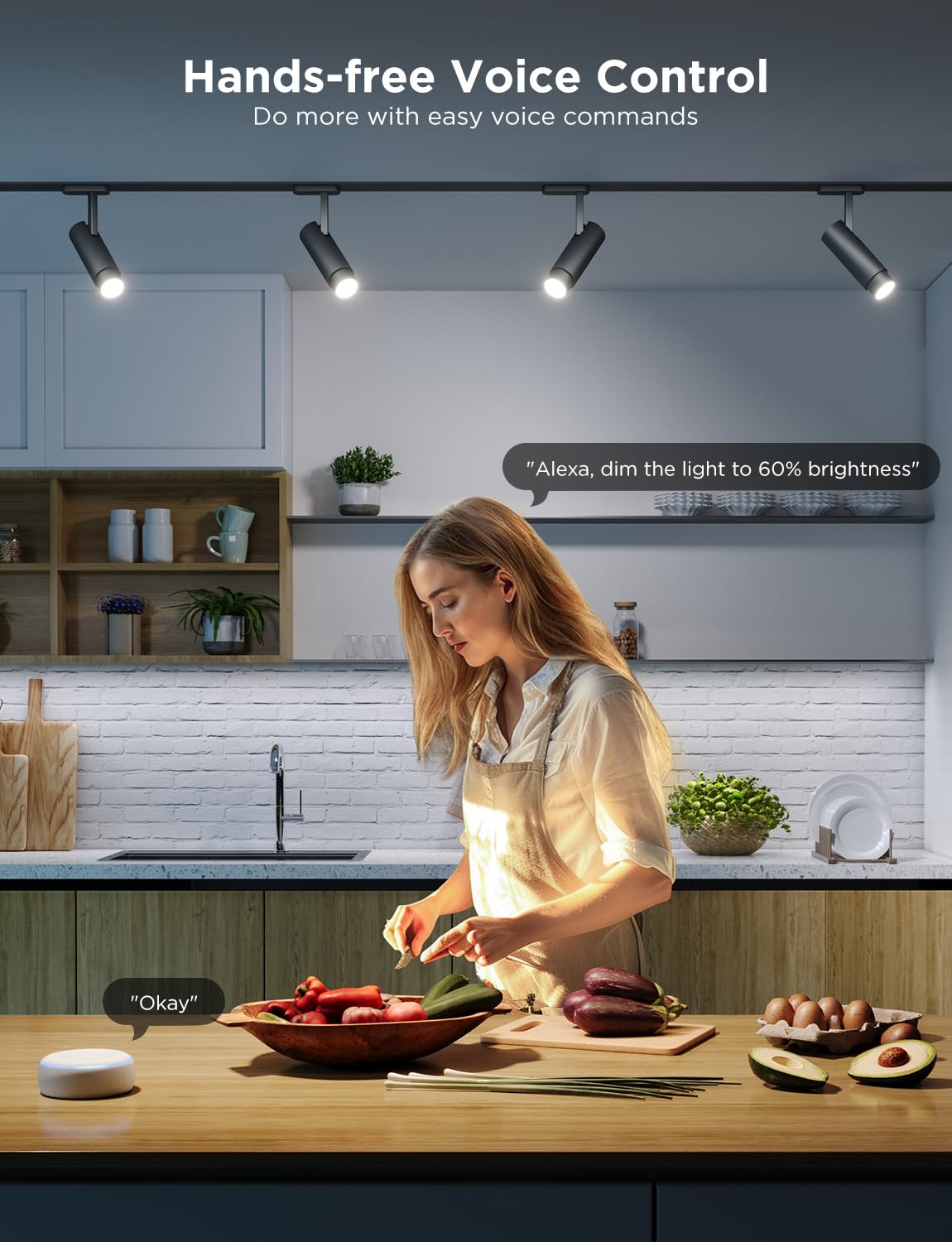Govee GU10 Smart Bulb, RGBWW LED, Bluetooth & WiFi, 400LM, 4 Pack, Model H600D, Works with Alexa & Google Assistant