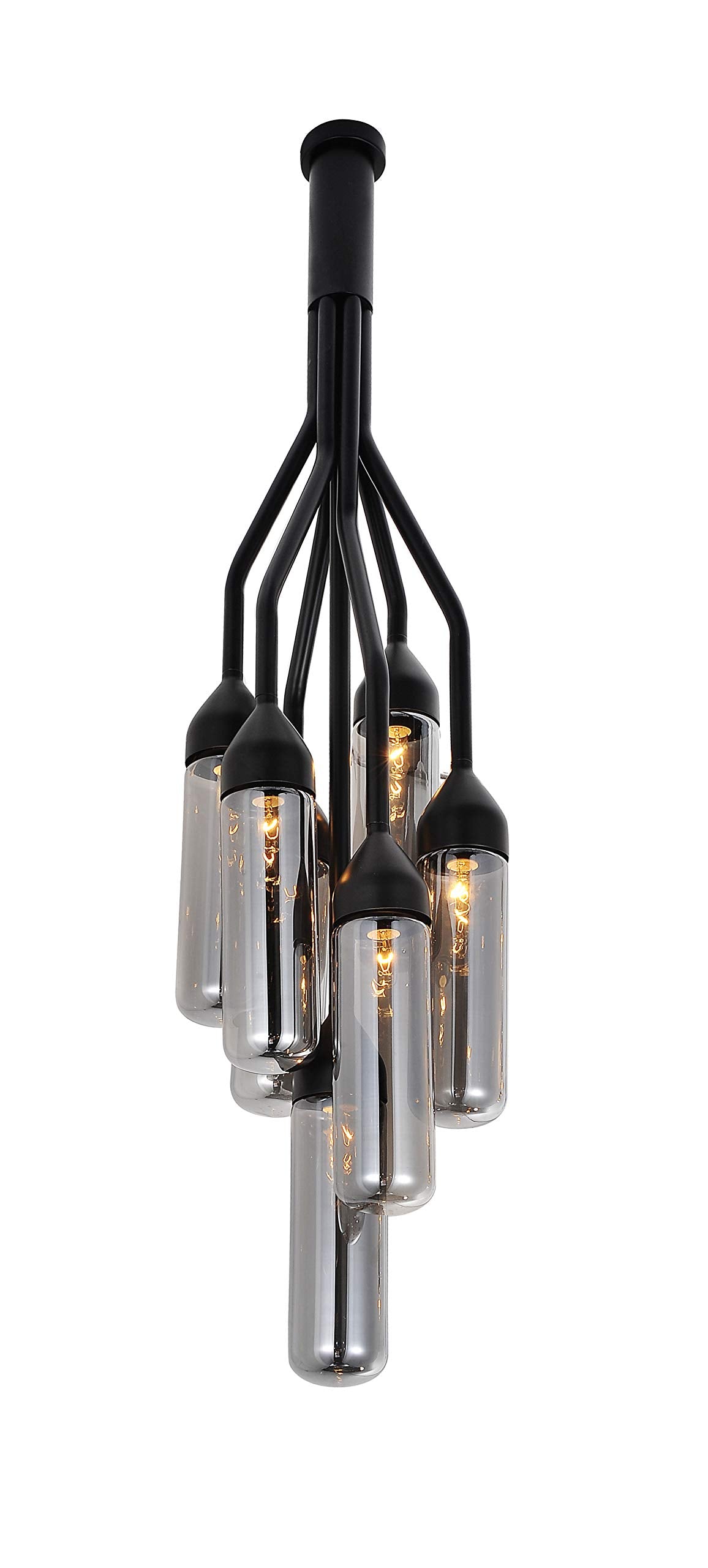 Whiteline Modern Living Darsie Ceiling Lighting, Black