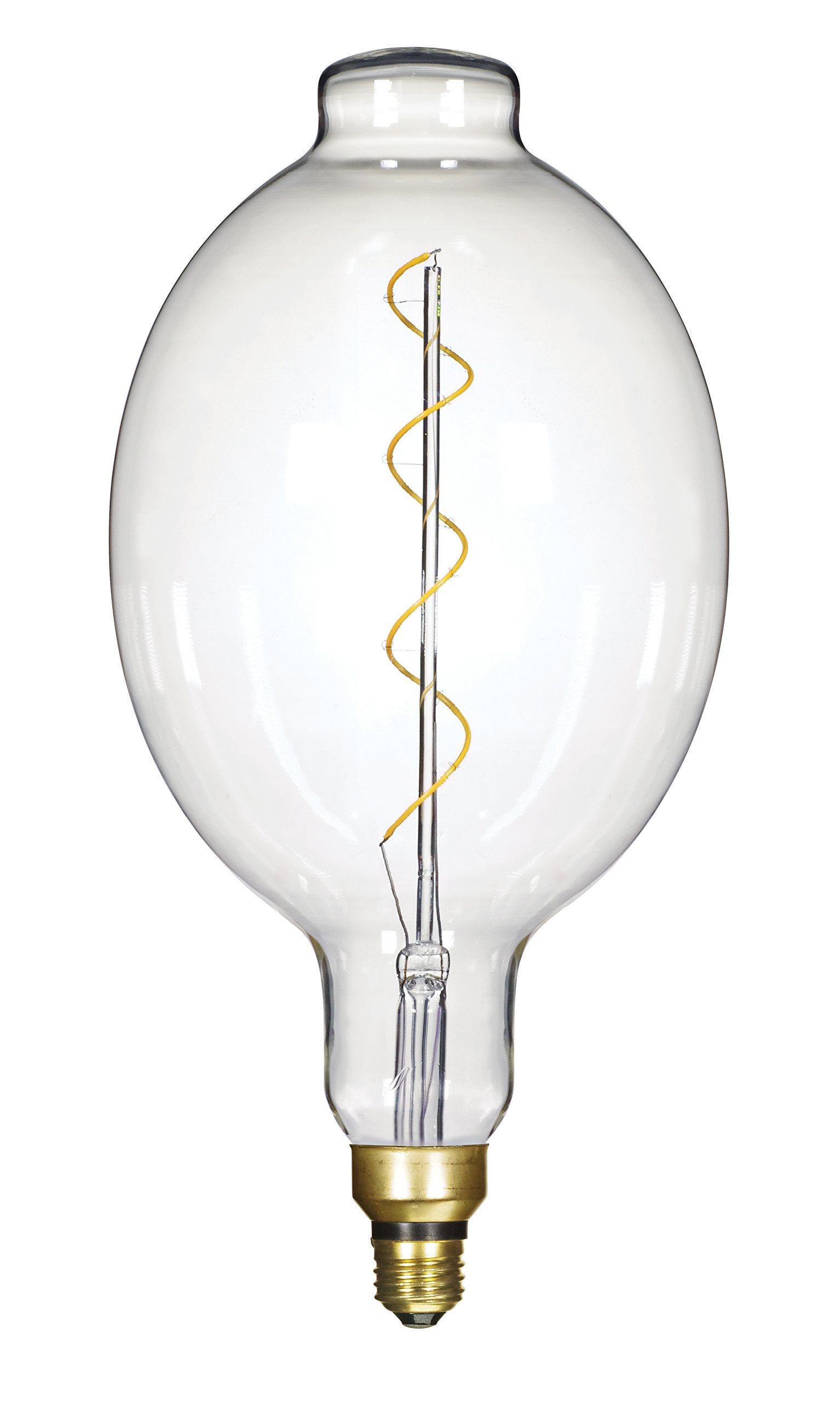 Satco S22432 Medium Bulb in Light Finish, 13.81 inches, Clear