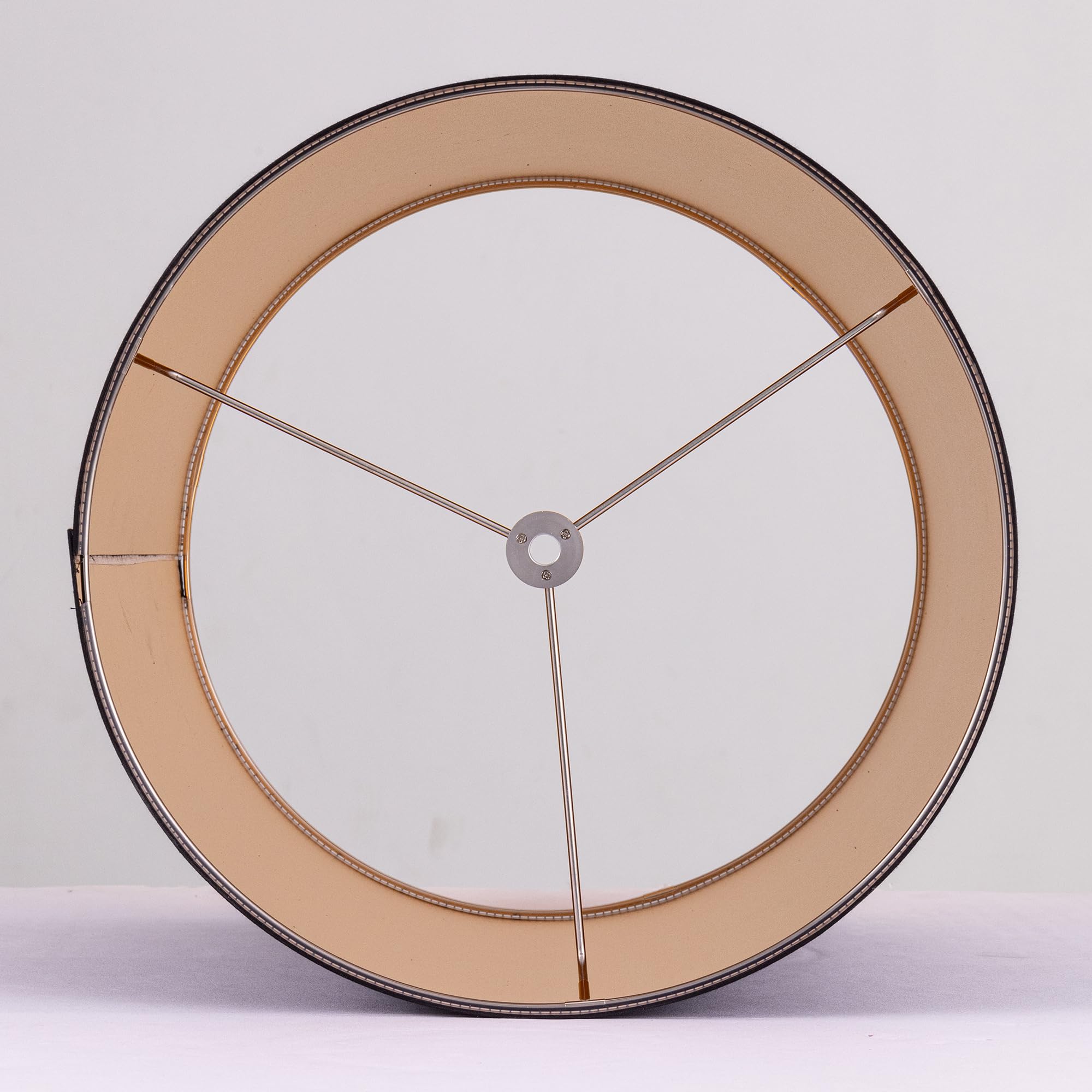 Wellmet Blackgold 14''X14''X17'' Inches Lampshade, Required Assembly For Table Lamp, Bedside Lamp, Floor Lamp, Fabric Drum Lamps