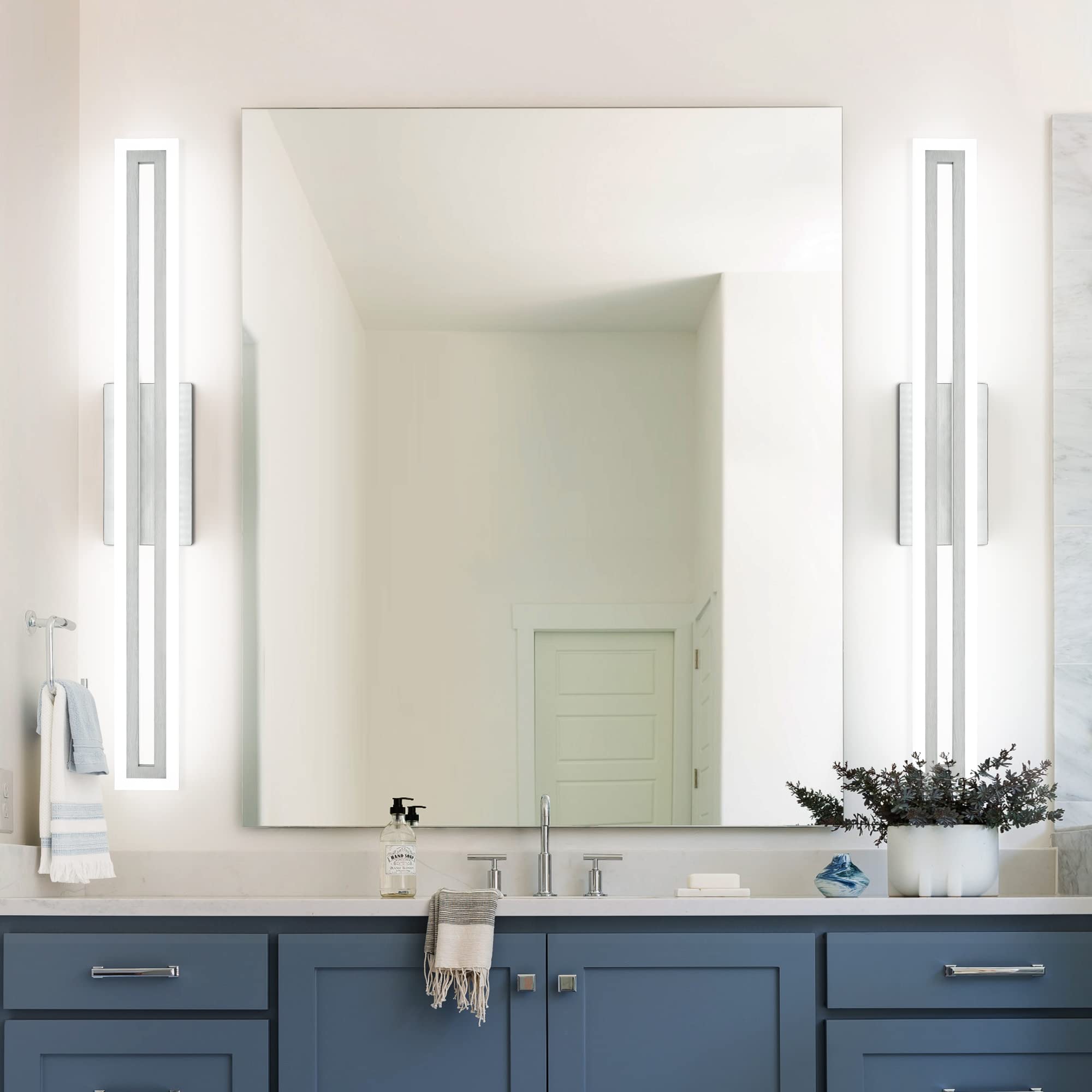 SOLFART LED Vanity Light 31.8 Inch Aluminum Brushed Nickel Model S8300