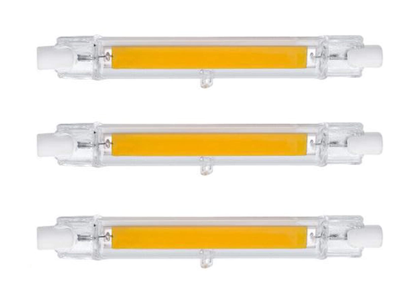 CTKcom R7S LED Bulb 15W Warm White 3000K Double Ended 3 Pack, T3 Halogen Replacement, Model CTK-210