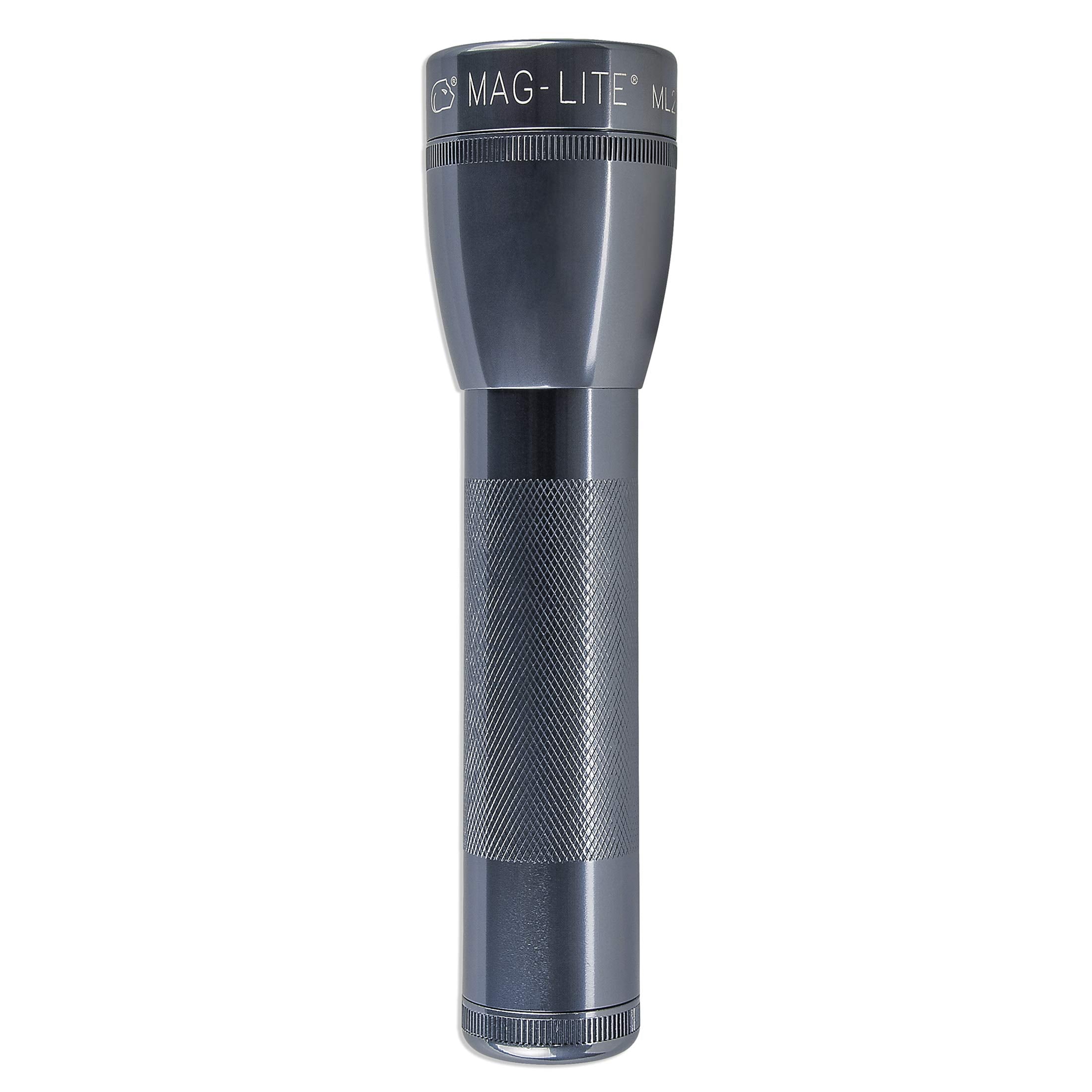 MagLite ML25LT LED Flashlight - Gray, 2-C Cell, Aluminum, Model 188-000-028