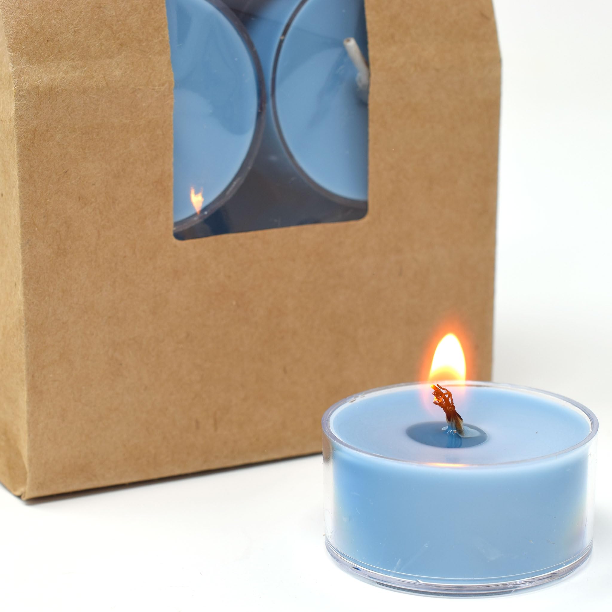 Let It Snow Scented 12 Pack - Soy Tealight Candles - Highly Scented - Made With Soy Wax - Handmade In The Usa - Candeo Candle - Christmas, Winter, Holiday Scents