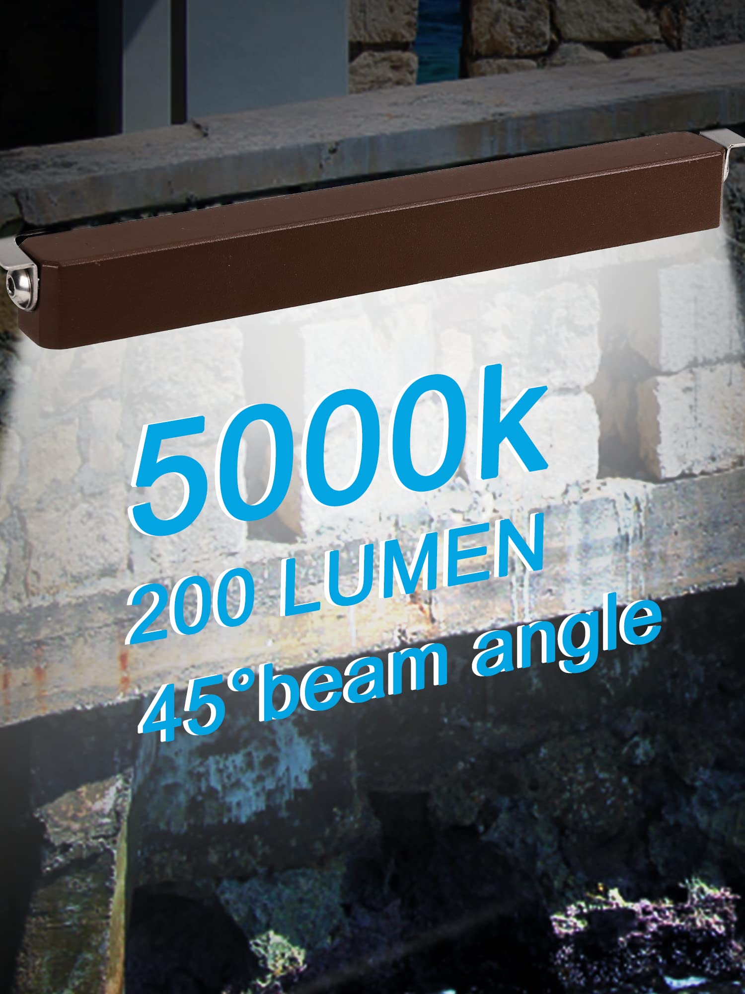 SMY Lighting Hardscape Paver Lights, 4Pack, 7 Inch, 2.5W, IP68 Waterproof, 5000K Daylight, Aluminum, Model SMY4HC