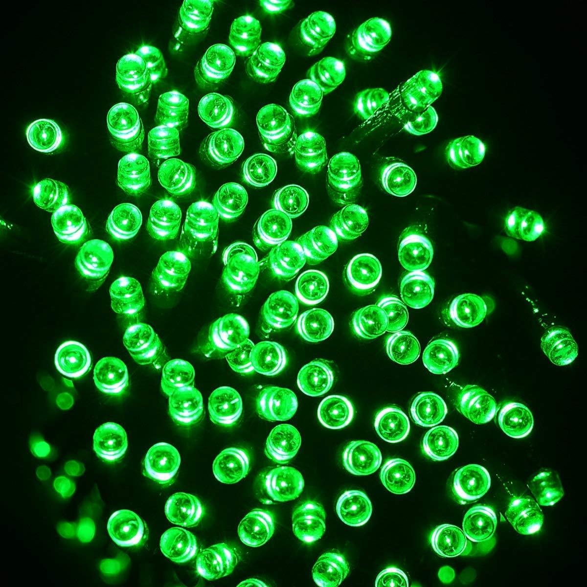 SOLARBABY Solar Christmas Lights, 164FT 500 LED, 19 Modes, Waterproof, Green, Model 500LED-G
