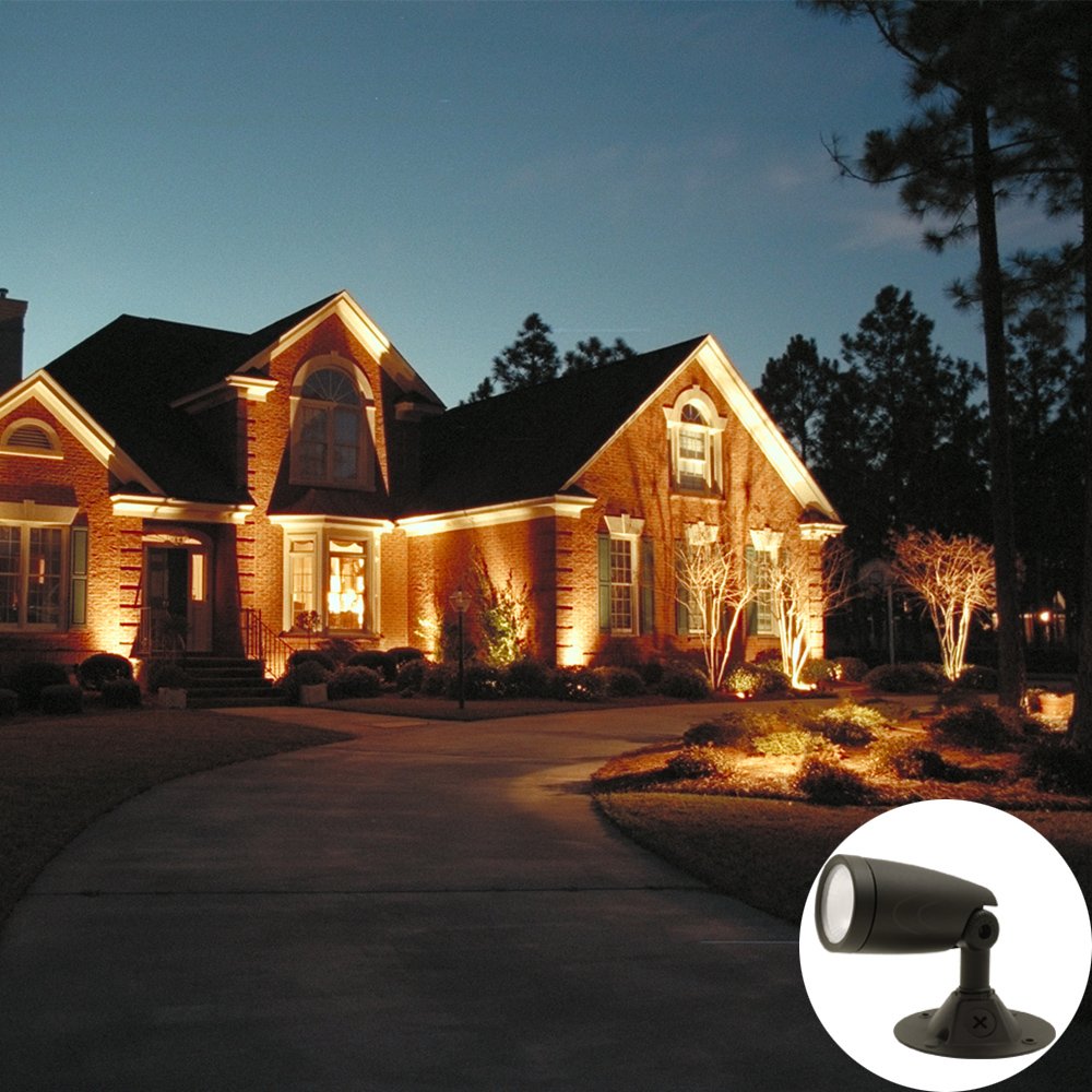 LEONLITE Landscape Surface Mount Bracket, UL-Listed Metal, Bronze Finish, Model DBACC-LSL, 5 Years Warranty