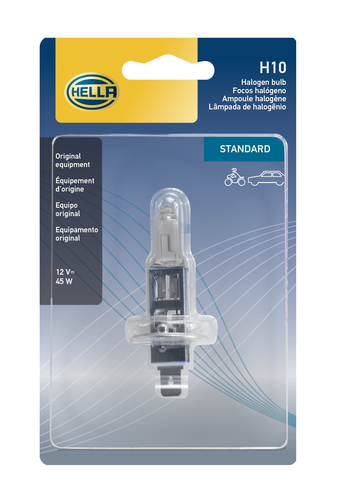 HELLA H1SB Standard Halogen Bulb, 12V, 55W