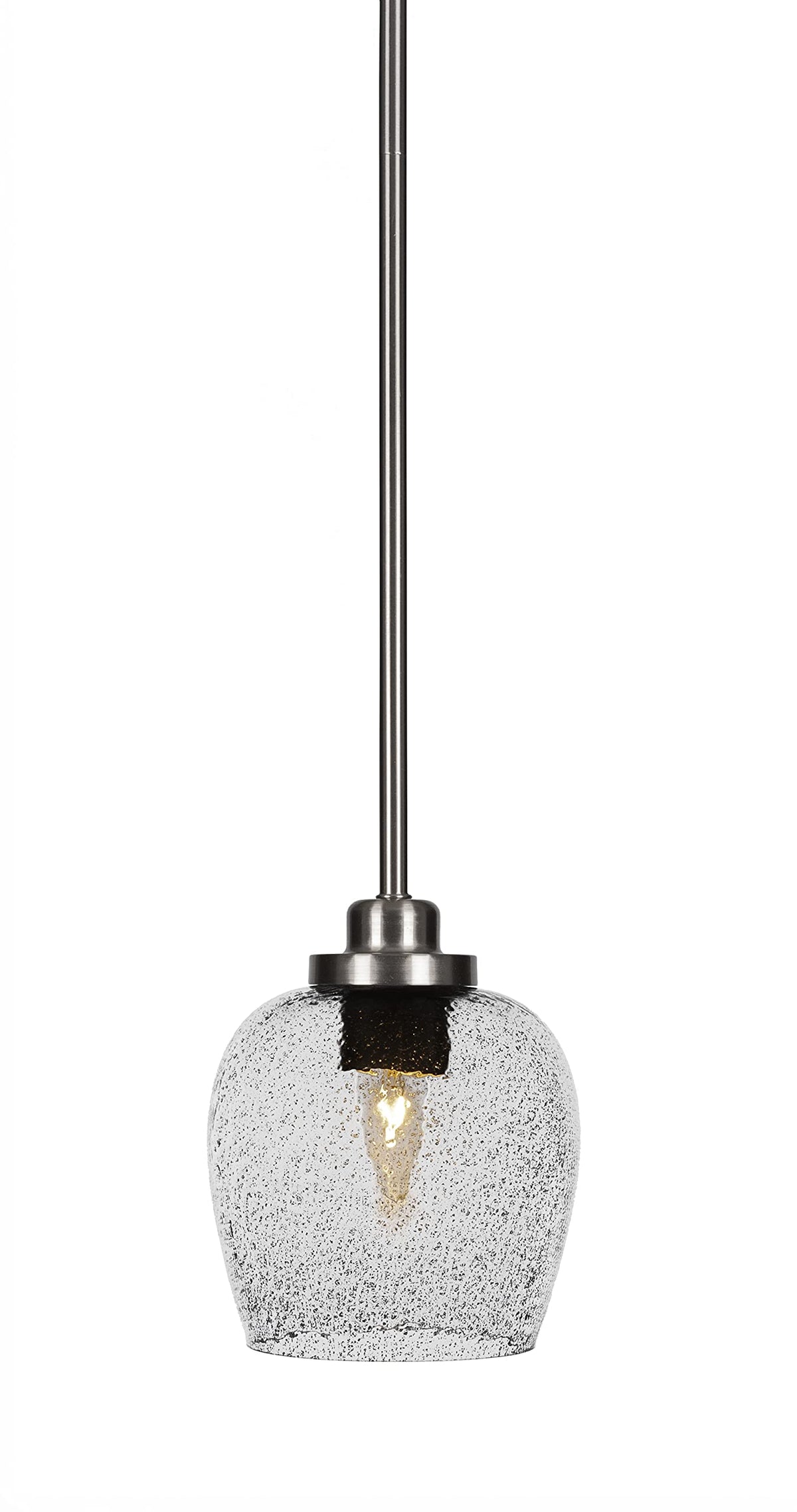 Odyssey 1 Light Mini Pendant in Brushed Nickel (2601-BN-4812)