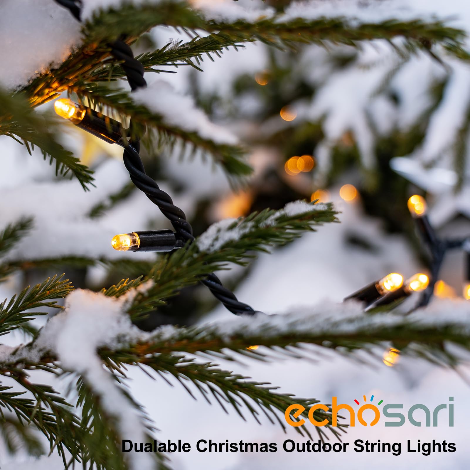 65.6Ft 200Led Battery Operated Christmas String Lights, 12 Lighting Modes Warm White & Multicolor Fairy Lights With Remode Timer, Green Wire Twinkle Lights For Wreath Indoor Outdoor Party Wedding