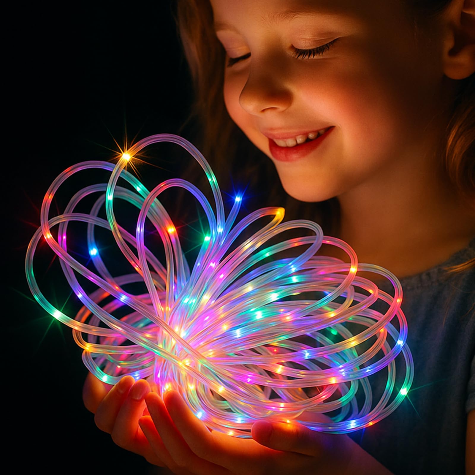 Hahome 66Ft Outdoor Waterproof Led Rope Lights, 16 Color Changing Easter Lights With Remote, 200 Leds Fairy String Lights For Ch