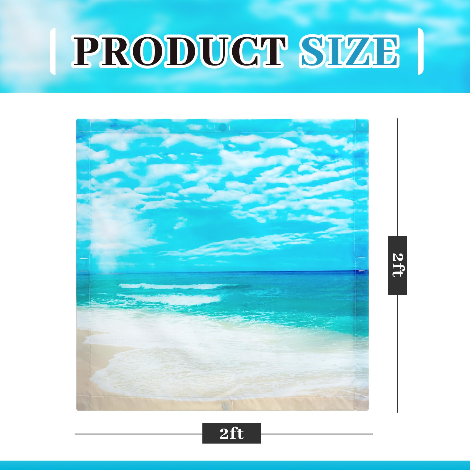 VIHOSE 2x2 Feet Fluorescent Light Covers, Wave Color, PVC Material, Magnetic Filters for Classroom & Office, Reduces Glare & Flicker