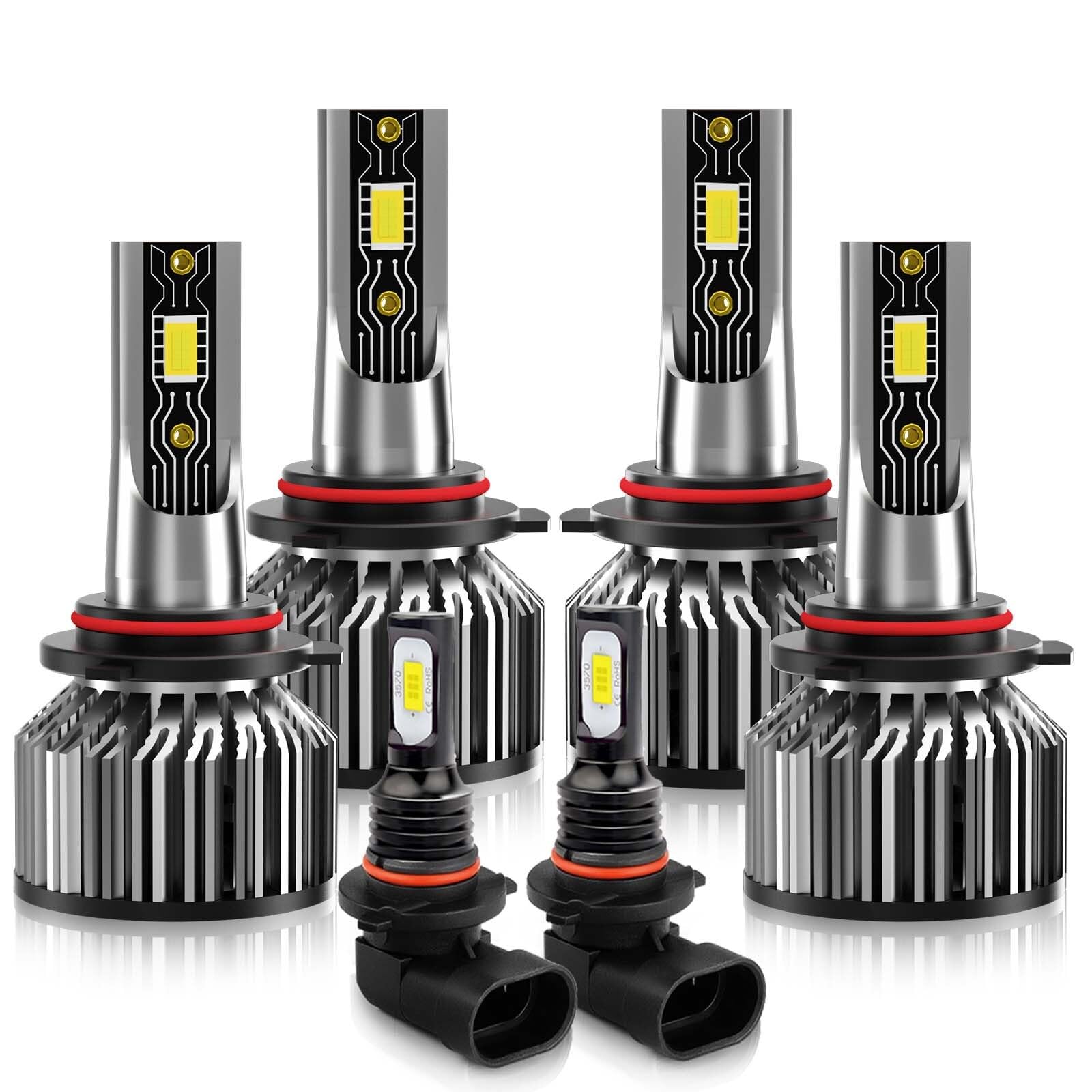 TXBILMOO LED Bulb Kit for Dodge Ram 1500 2500 3500 (2013-2015) - 9005 High Beam, 9012 Low Beam,