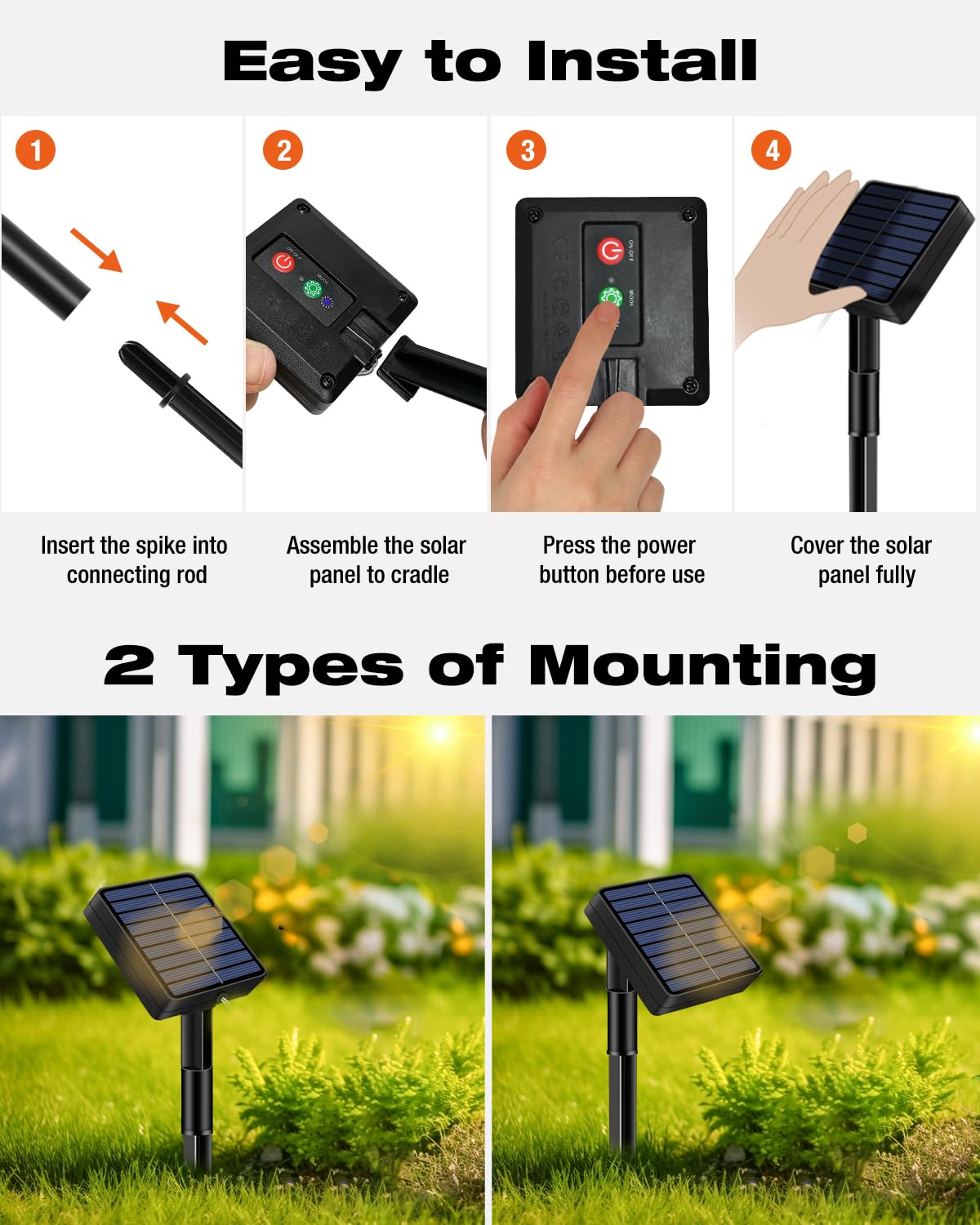 Bitjam 3 Pack Solar Fairy Lights For Outside Waterproof  49Ft/15M 150Led Solar String Light Outdoor 8 Modes Solar Twinkle Lights For Garden Yard Christmas Tree Wedding Party Decor  Cool White