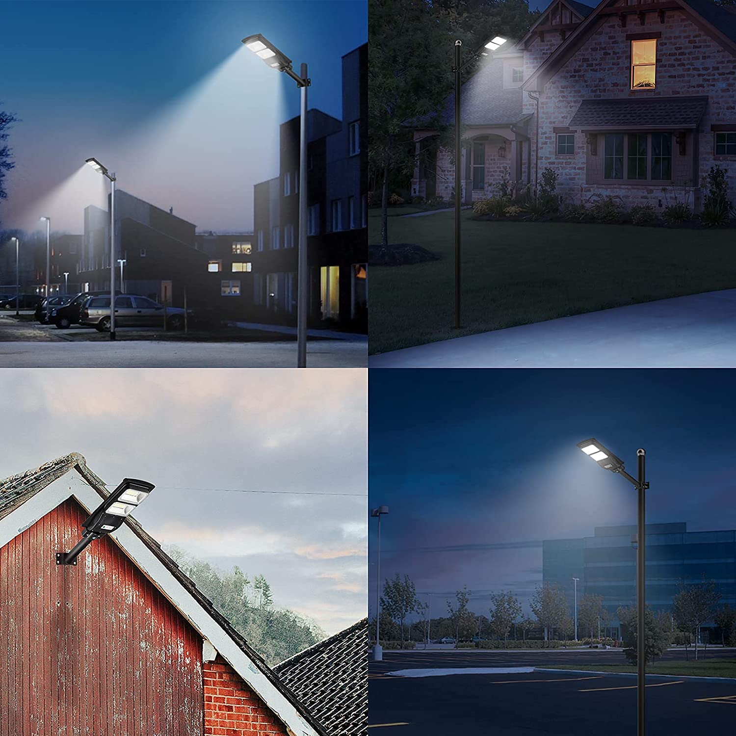 Langy Solar Street Light 6000 Lumens, 120 Led, Remote, Waterproof, Motion Sensor, Dusk To Dawn