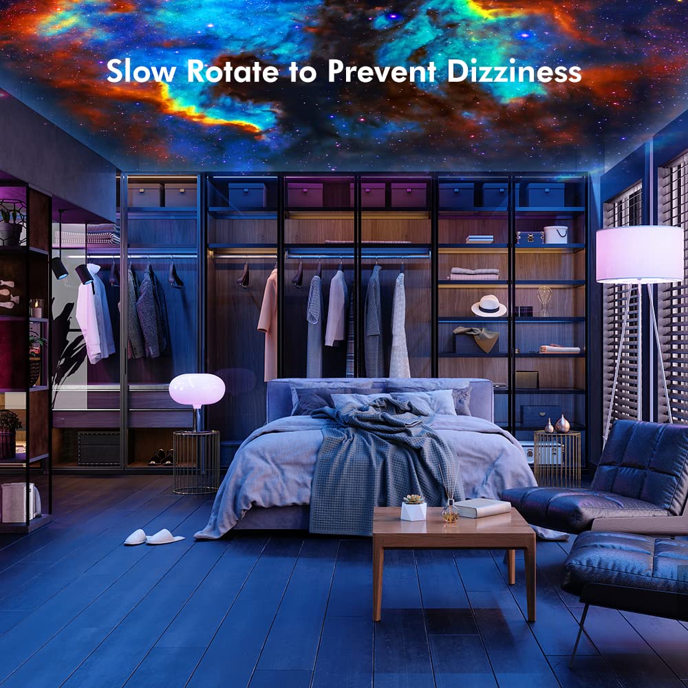 Yokgrass Star Projector - Hd Galaxy Light With 13 Discs For Kids & Adults Bedroom Ceiling