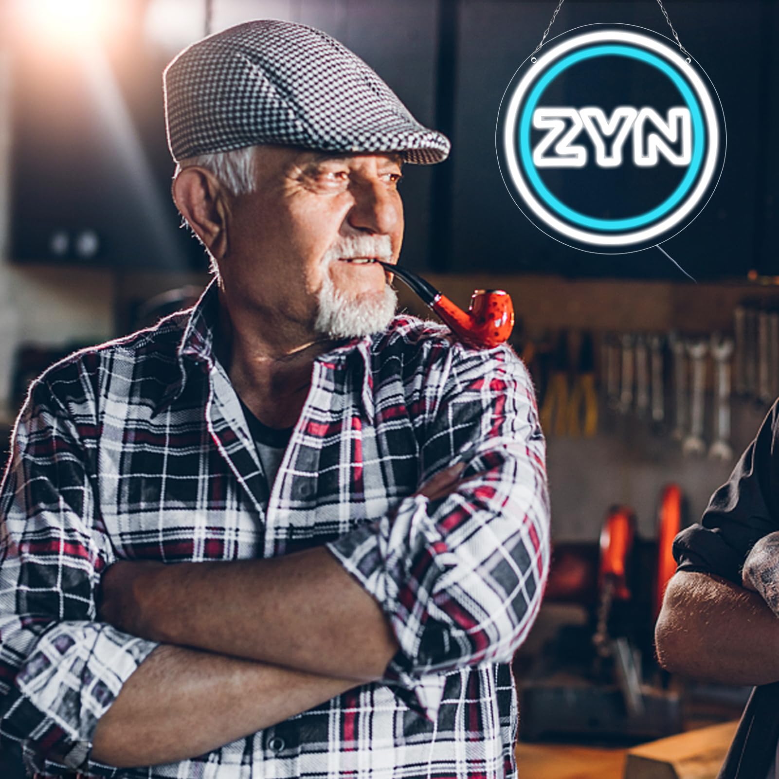 Pugna Z.Y.N Neon Signs for Wall Decor Neon Lights for Bedroom Led Business Signs Suitable for Man Cave Bar Pub Restaurant Christ