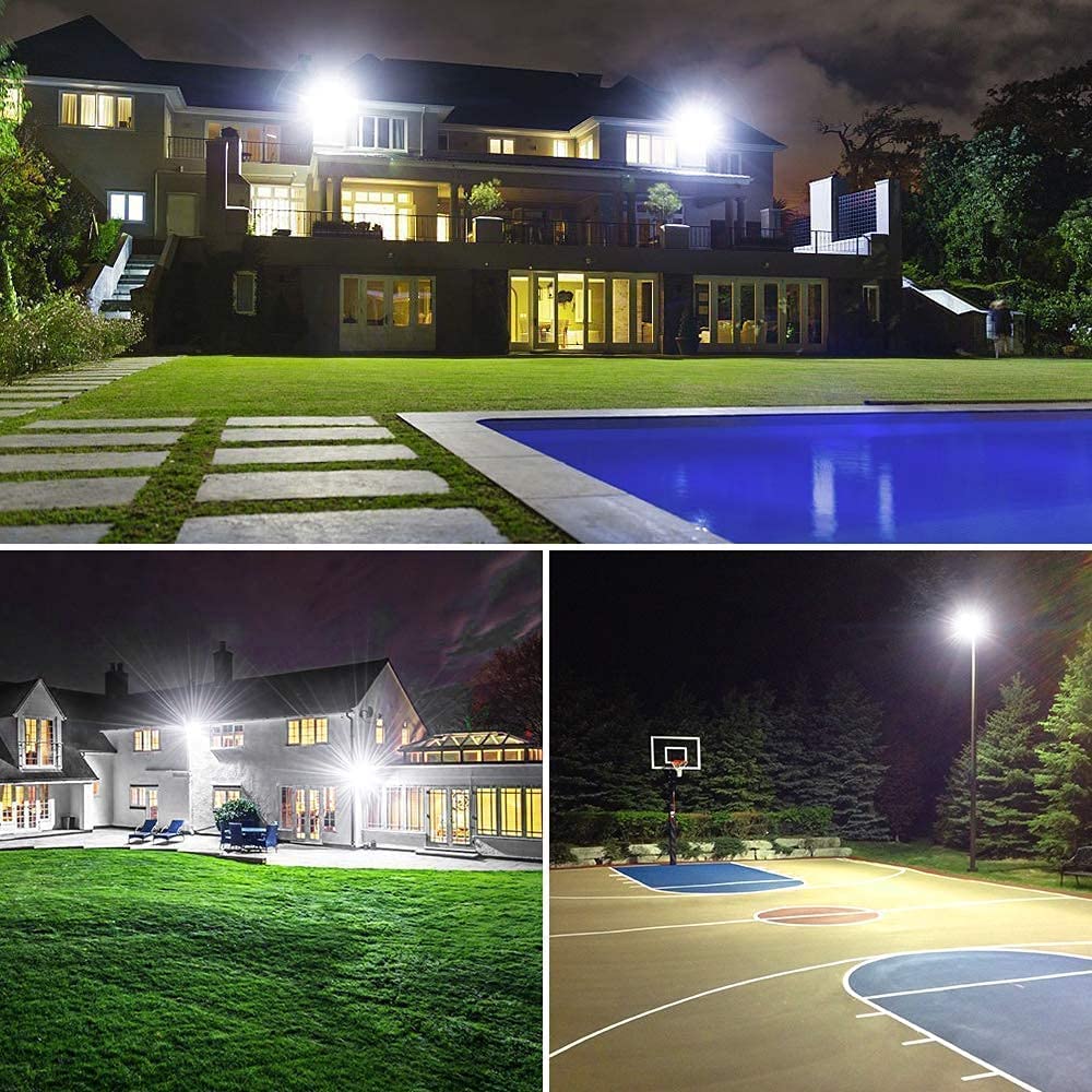 XYCN 400W LED Flood Light - 50000LM Super Bright, IP66 Waterproof, 5000K Daylight White, Model PG-TGD, 1 Pack