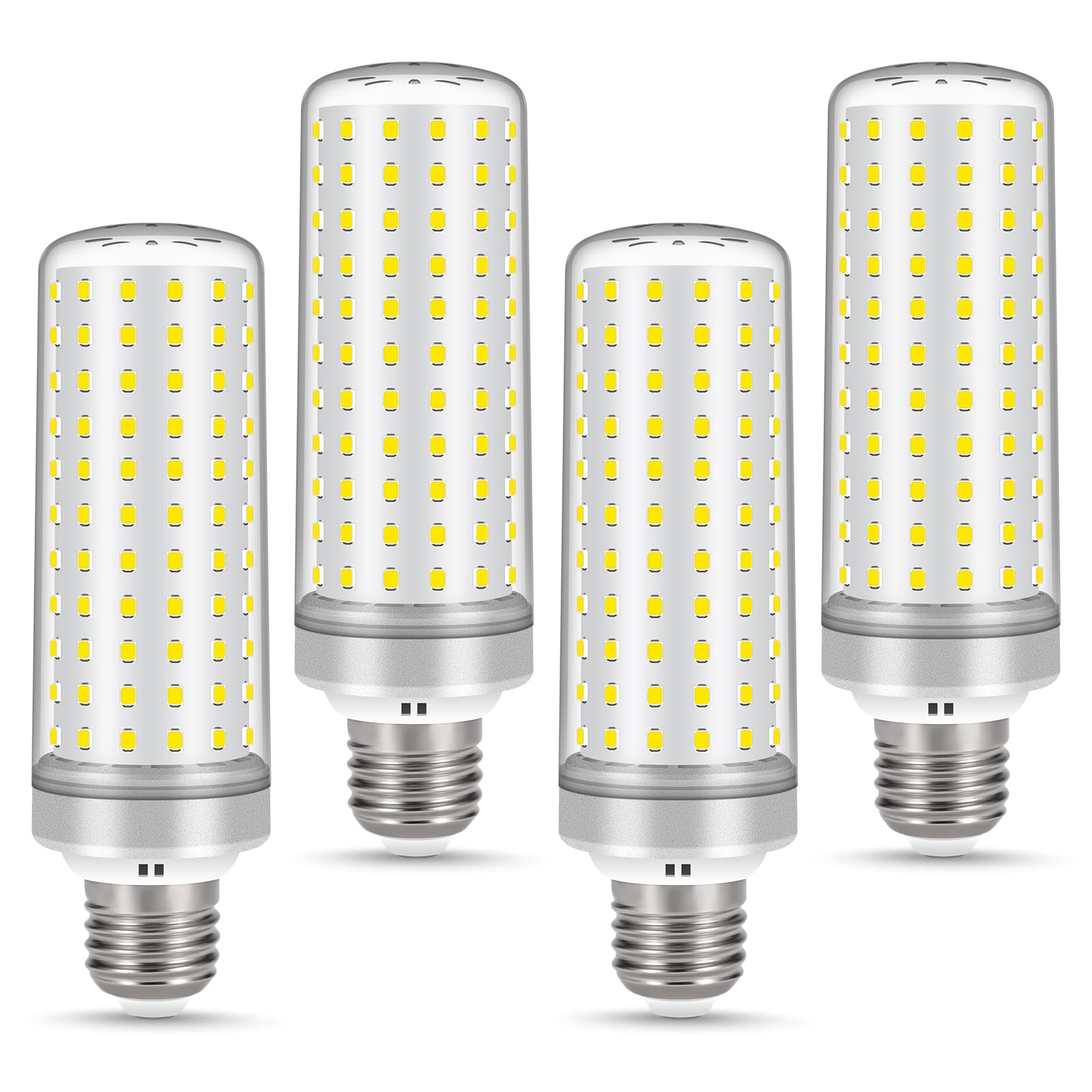 Syited E26 Led Bulbs, 40W Led Light Bulbs Equivalent 400W, 4000K Warm White Light, Not Dimmable,Ac 85-265V, E26 Light Bulbs (4 P
