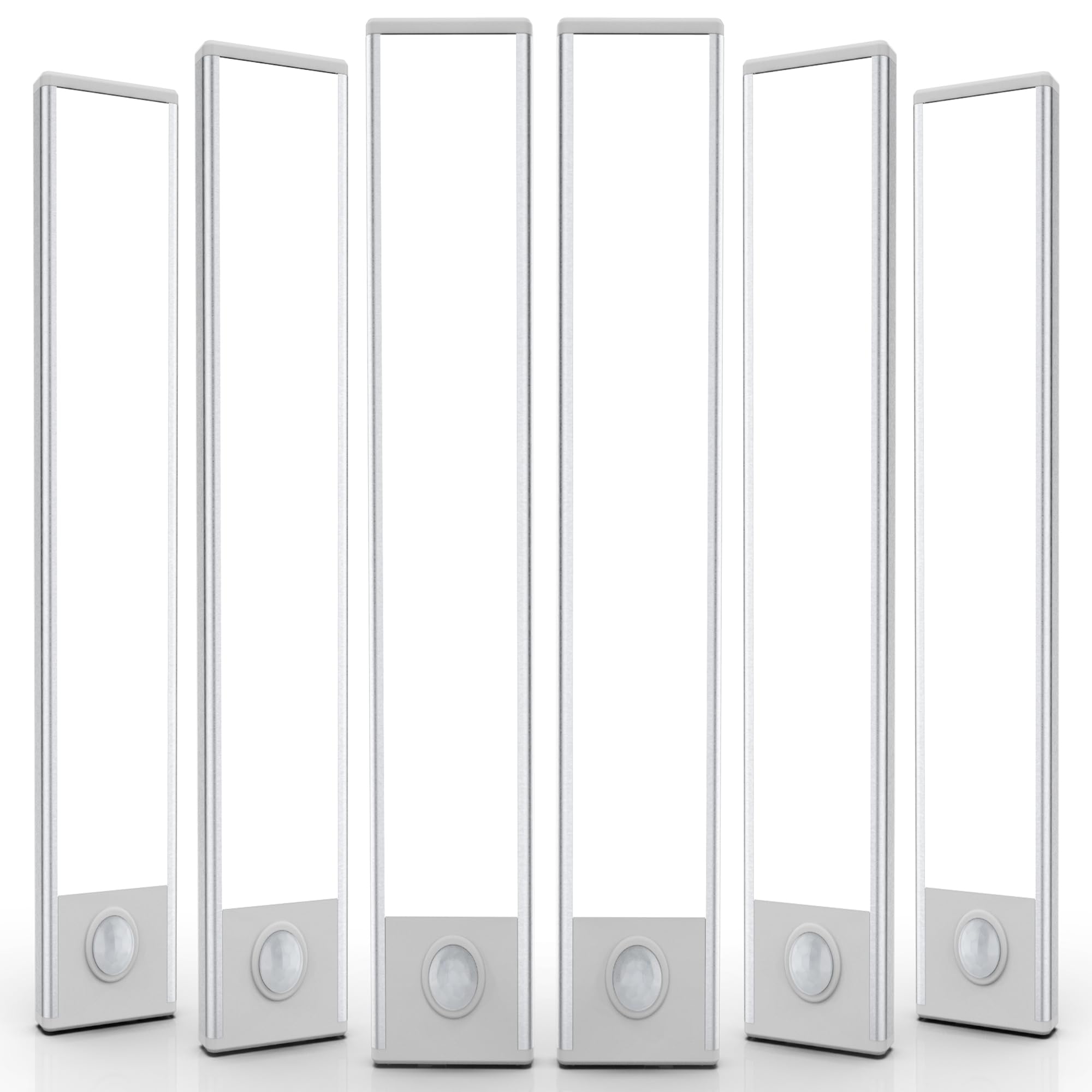 Under Cabinet Lighting, 6 Pack Motion Sensor Light Indoor, Wireless USB Rechargeable Magnetic Closet Lights, 68 LED Under Counte
