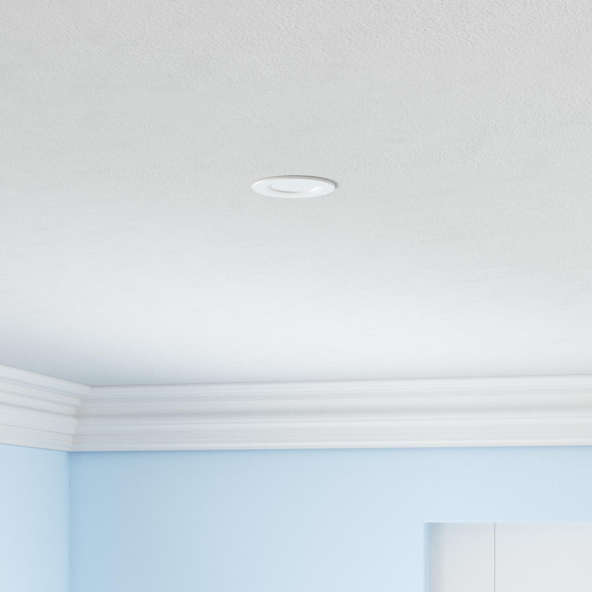 LEDLightsWorld 2 Inch Dimmable LED Recessed Downlight, 3W, Daylight White 6500K, Aluminum, 8 Pack, Model LED2IN250BW8