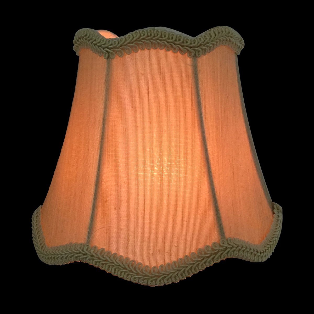 Royal Designs, Inc. Clip On Scalloped Bell Chandelier Lamp Shade Flame Clip Fitter, Cso-1029-5Bg-6, 3 X 5 X 4.5, Beige, 6 Pack