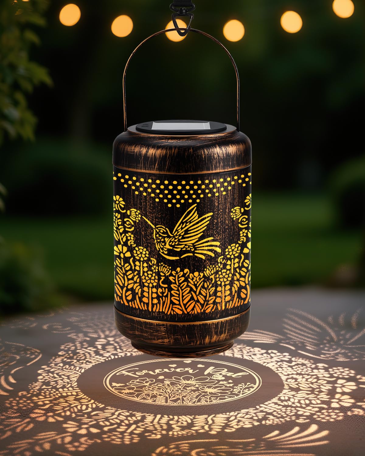Best Friend Birthday Gifts for Women Solar Lanterns Outdoor Waterproof, Best Friend Gifts for Women Solar Lights Garden Decor, H