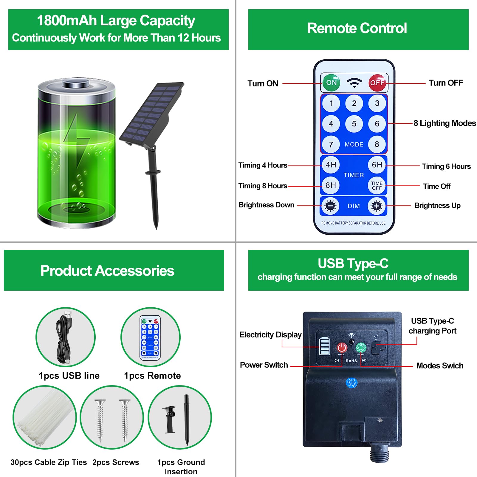 164 Ft 1000 Led Rope Lights Solar Powered Waterproof String Lights 8 Modes Outdoor Tube Light Copper Wire Fairy Lights For Christmas Garden Fence Yard Party Pool Wedding Decor (1000 Led White)