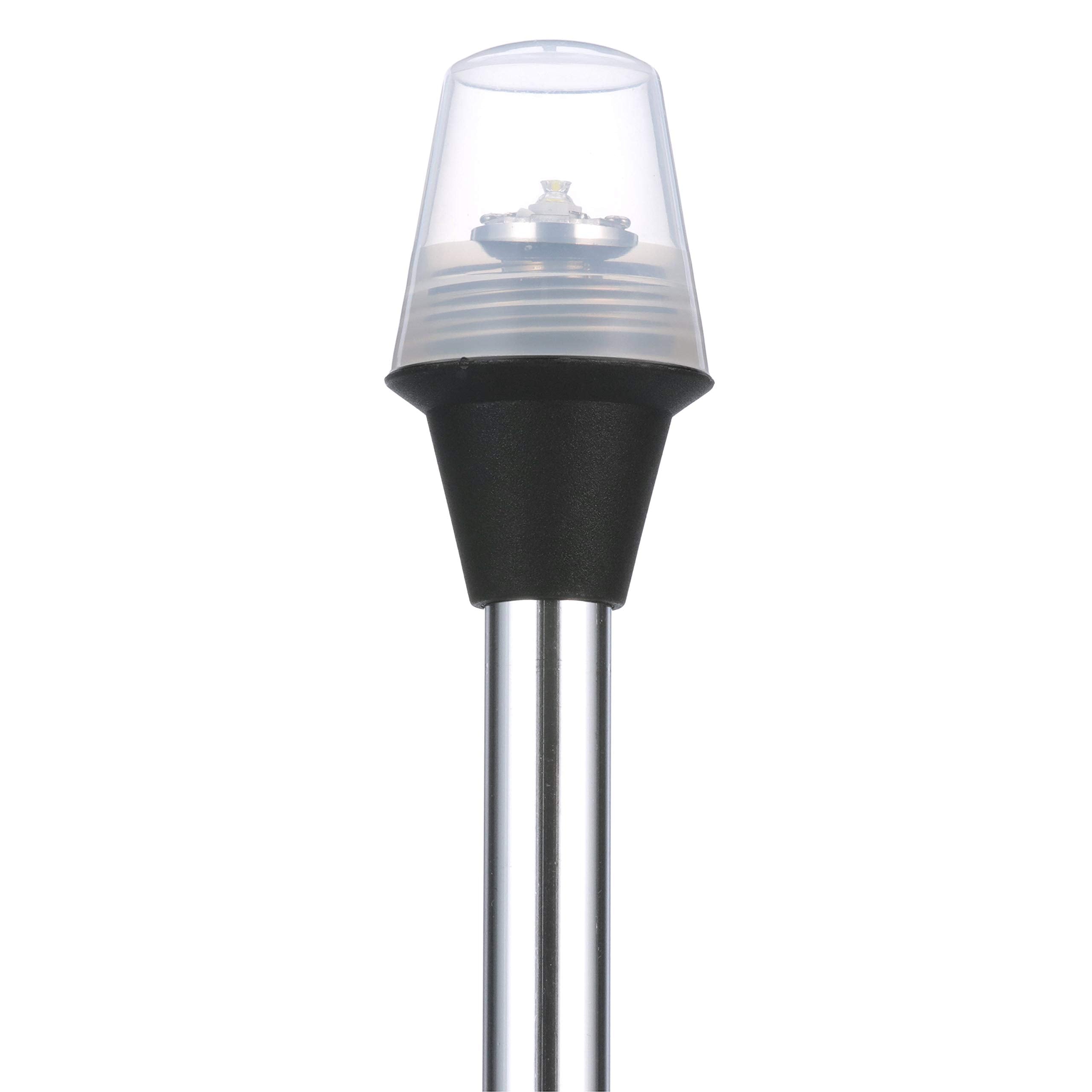 Seachoice Led All-Round Light For Boating, Stow-A-Way Aluminum Light, 24-1/8 In.