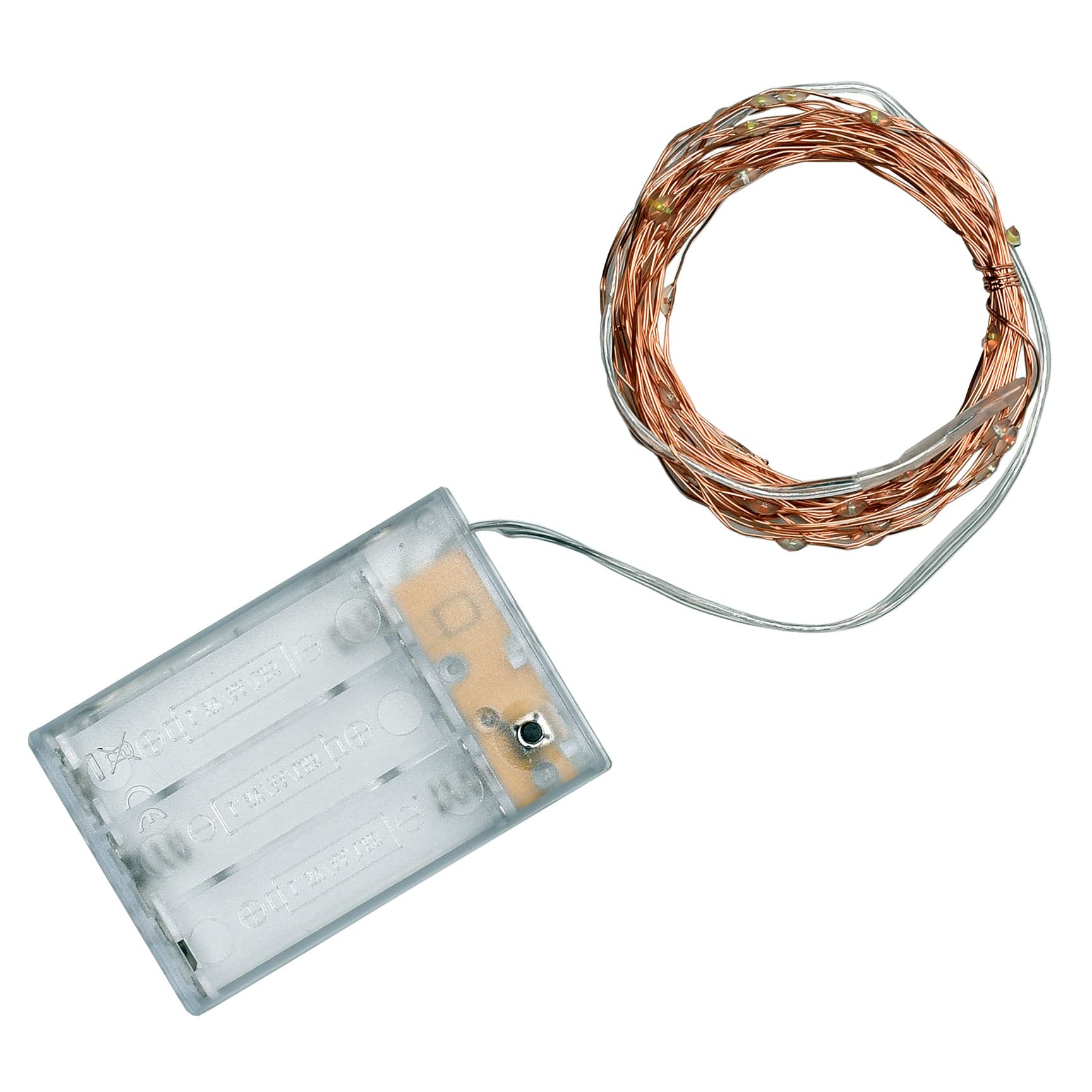 Yunding Battery Operated Christmas Lights, Battery Operated Christmas Lights With 8 Flashing Modes And 8-16 Hours Timer(1Pcs,Multi-Colored)