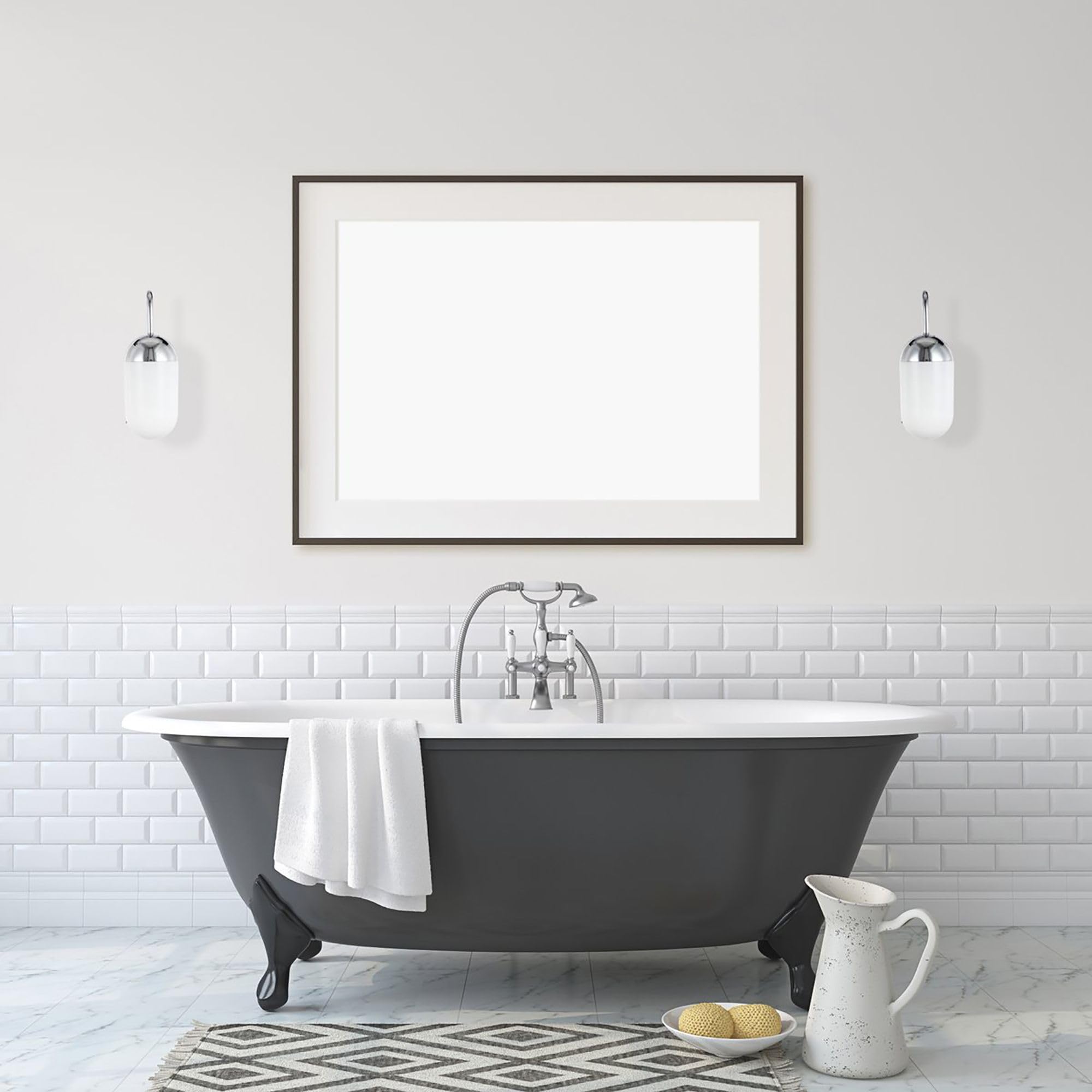 Living District Chrome Wall Sconce With Frosted White Glass, Modern Decorative Lighting 13.5"H