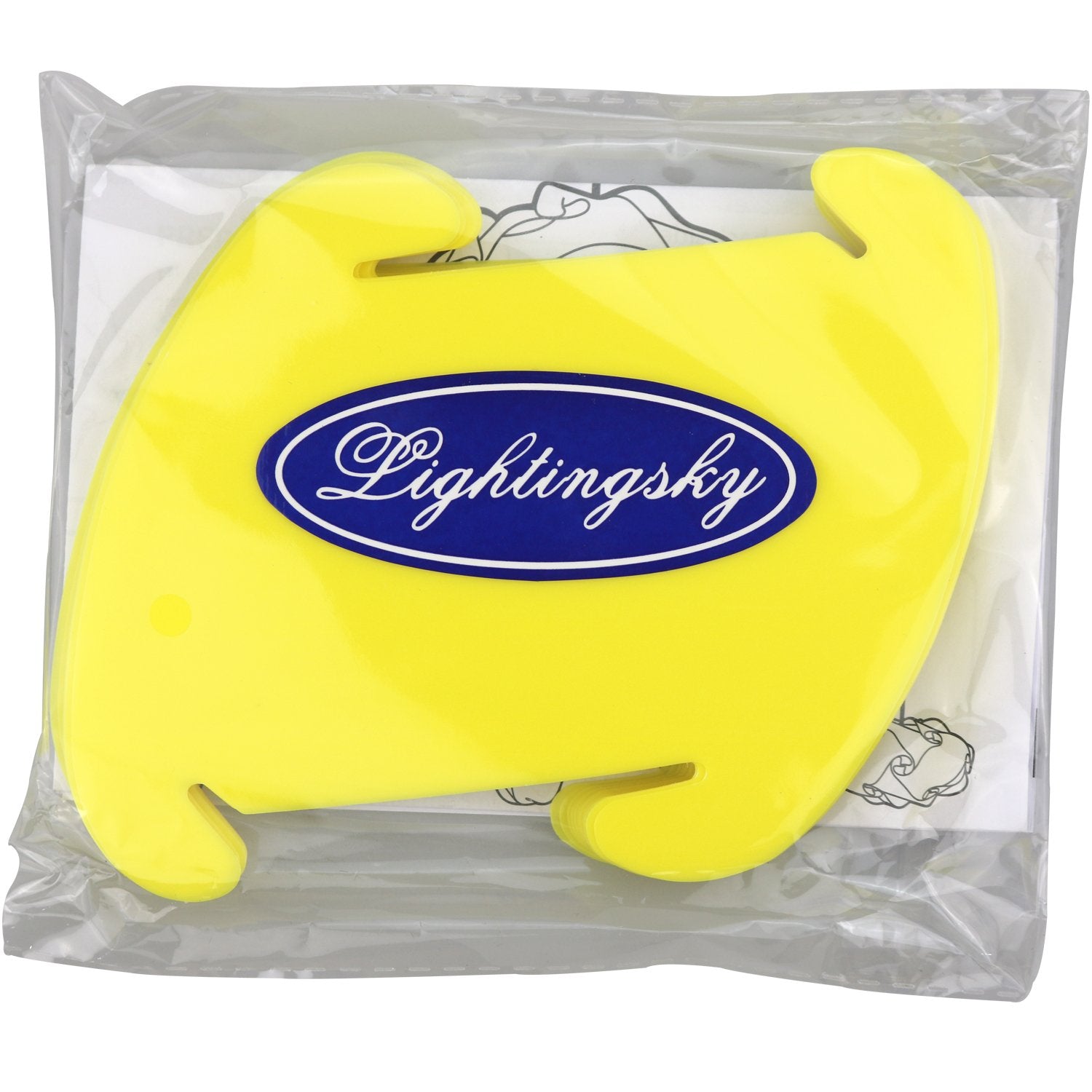 Lightingsky DIY Jigsaw Puzzle Lamp Shade Kit - 10 inch, Yellow, Plastic, with 15 Feet Hanging Cord