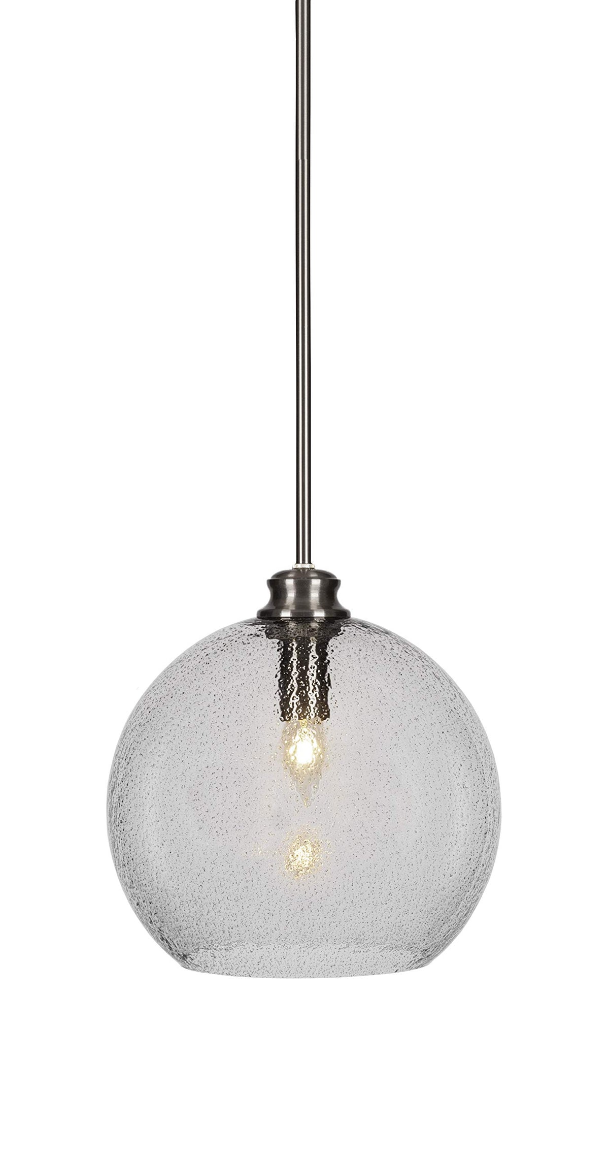 Toltec Lighting Kimbro 1 Light Pendant in Brushed Nickel (71-BN-4372)