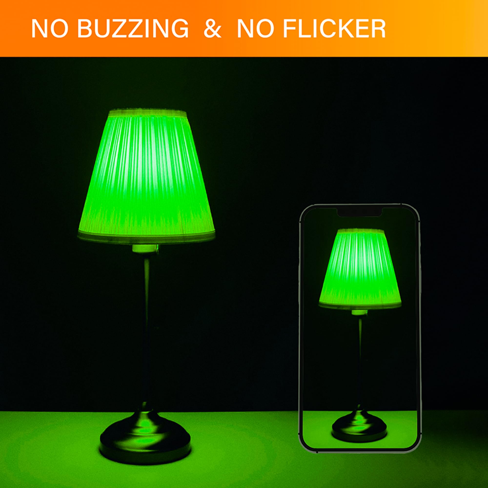 Whfialux A19 Edison Led Green Filament Light Bulbs, 4W, Colored Glass, E26 Base, Indoor/Outdoor, Porch, Decoration, Party, Holid