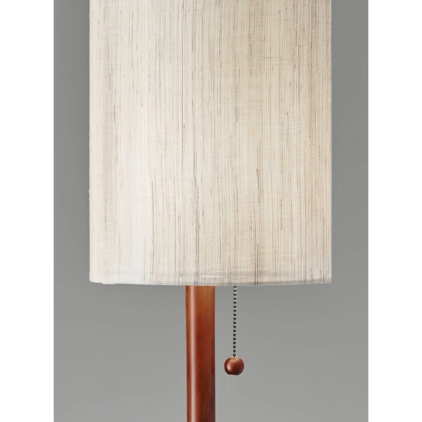 Adesso Hamptons Table Lamp, 31 in., Walnut Eucalyptus Wood, Model 3337-15, 60W Incandescent/13W CFL