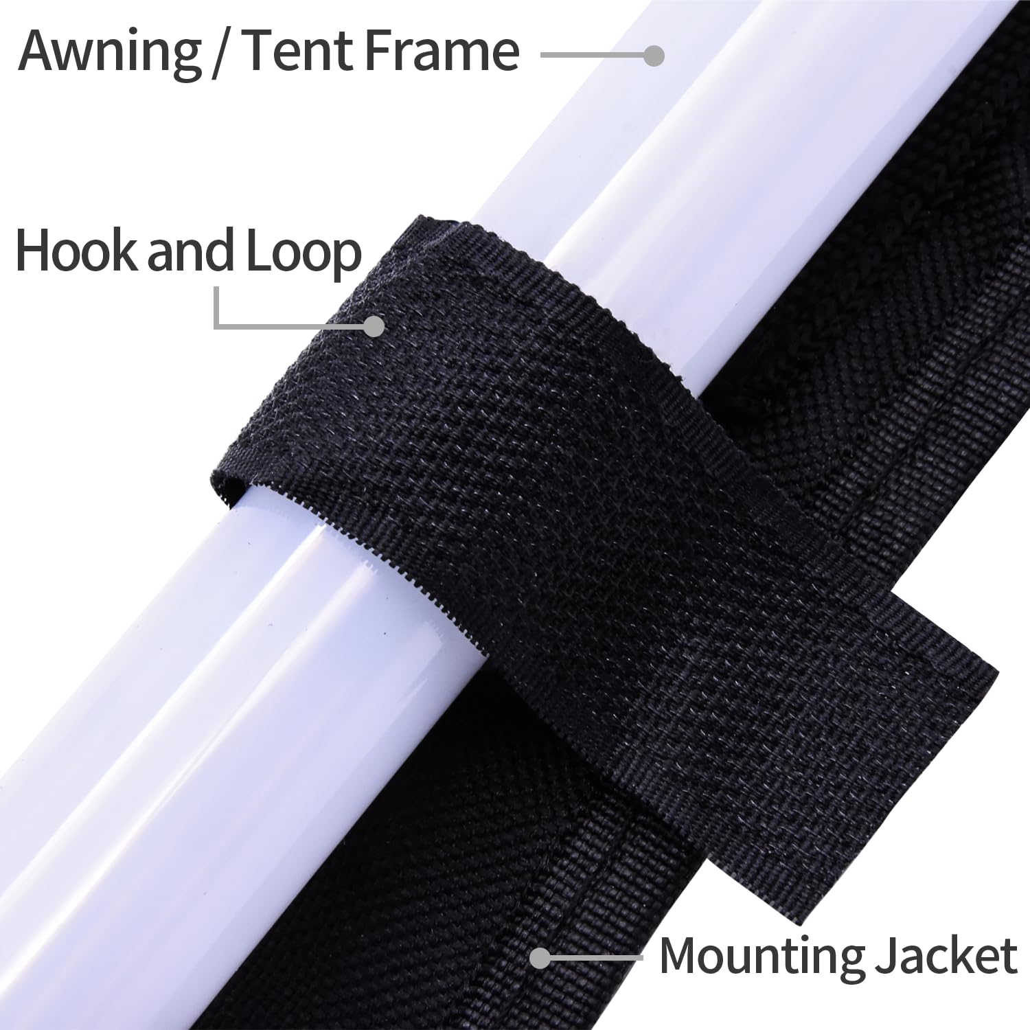 ALL-TOP Flexible Camping Light Strip - 1300 Lumen, IP67 Water Resistant, White/Amber, Model ATLED120WHAM