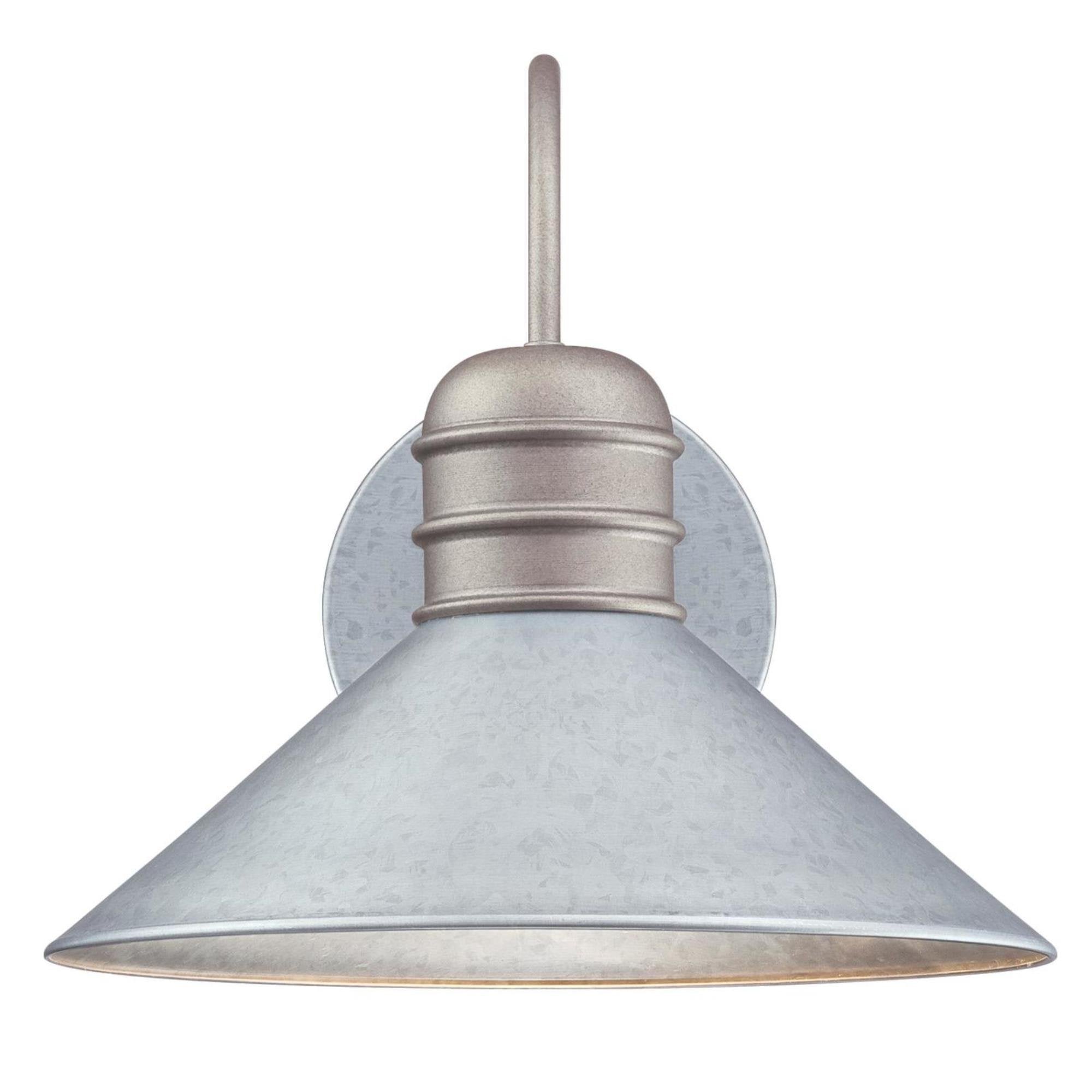 Westinghouse Watts Creek One-Light Outdoor Wall Fixture, Galvanized Steel Finish, Model 6360900