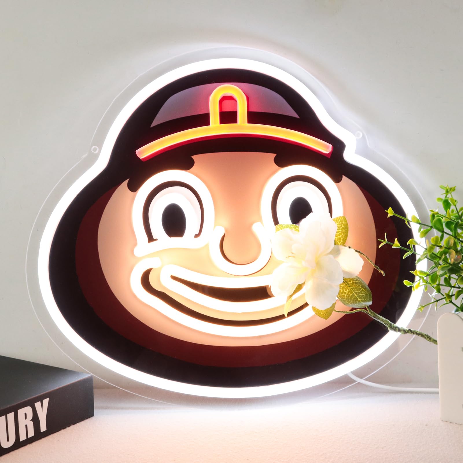Pugna Mascot Merch Neon Signs For Wall Decor University Mascot Neon Lights For Bedroom Led Signs Suitable For Dormitory Man Cave