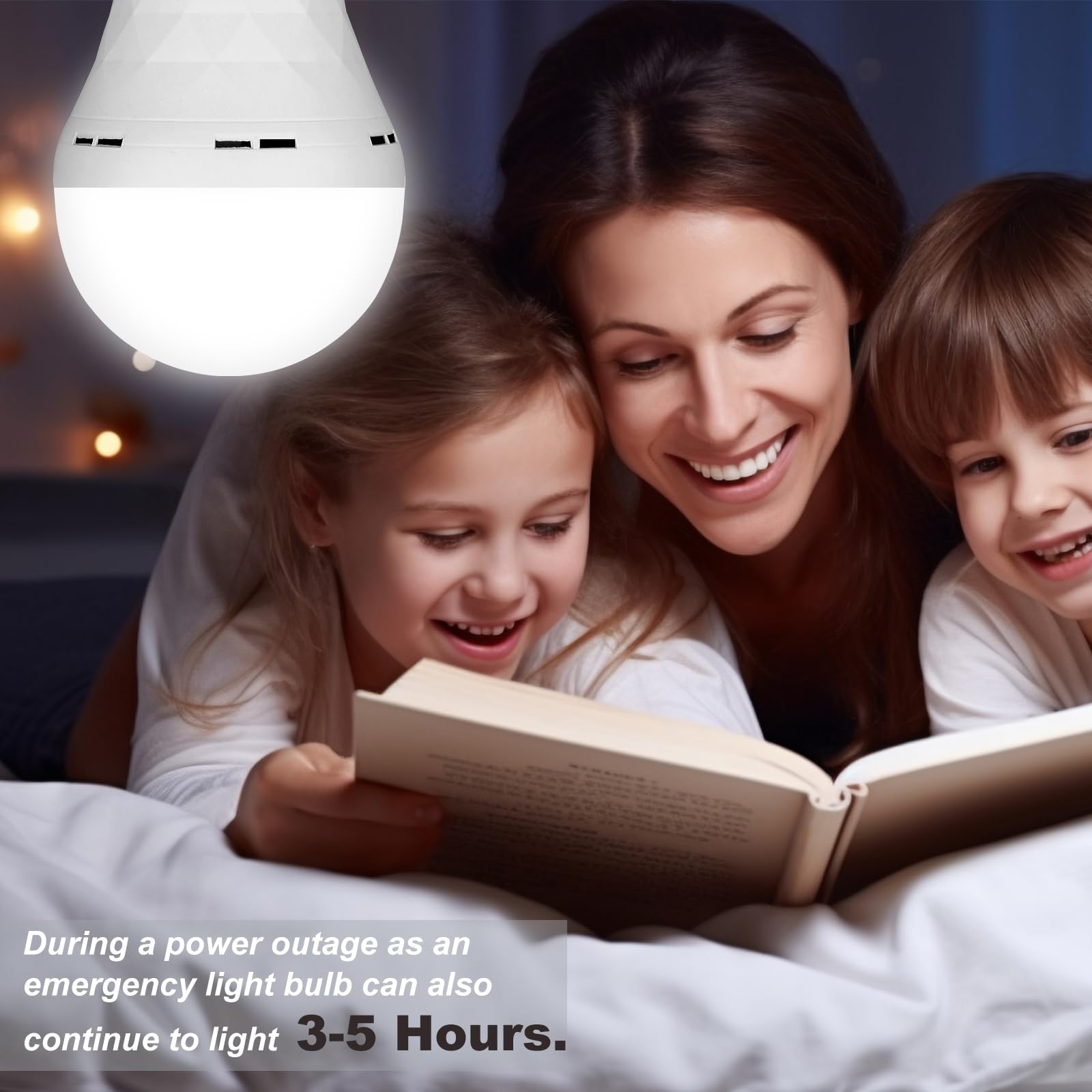 Ostwiki 10 Pack Rechargeable Emergency Light Bulbs,Battery Operated Backup Light Bulb For Power Outage Camping Outdoor Hurricane 9W E27 8500K 1200Mah White Self-Charging Led Light Bulbs