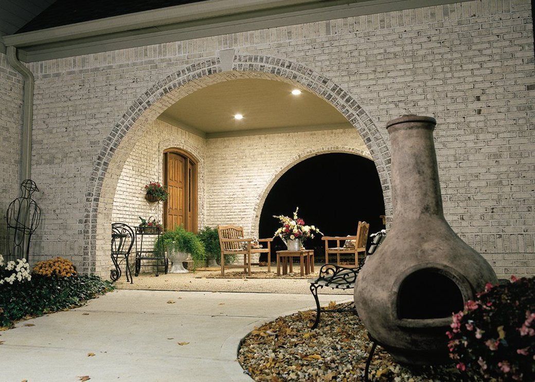 Juno Lighting 12 Wwh Incandescent Recessed Shower Trim, 50 Watts, 4-Inch, White, Unfinished