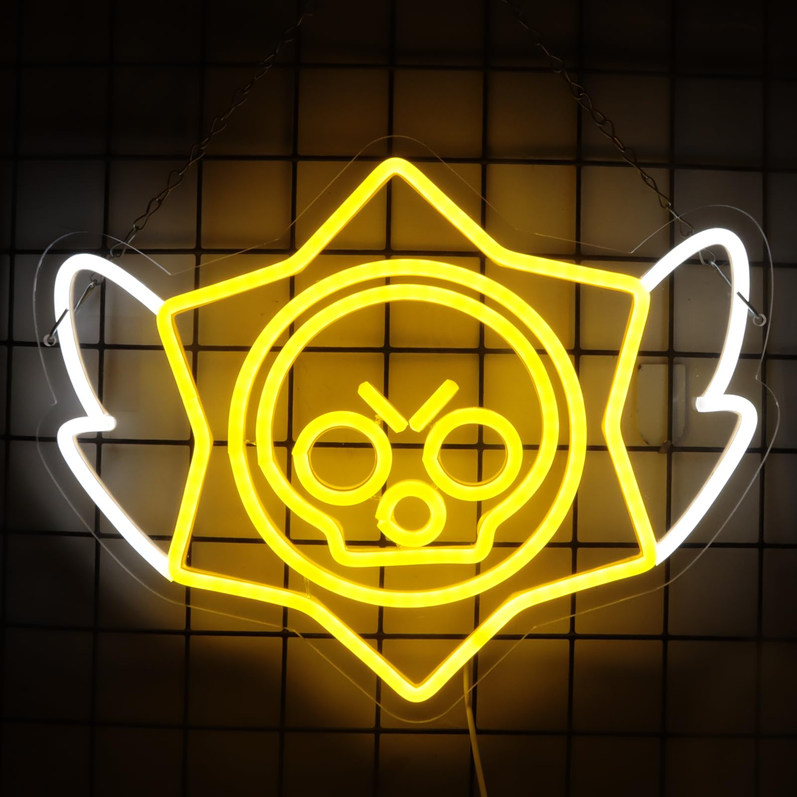 lmprintNook Neon Sign - Dimmable LED Wall Decor, 13x17 inches, Gold Acrylic, Ideal for Kids Game Room and Gifts