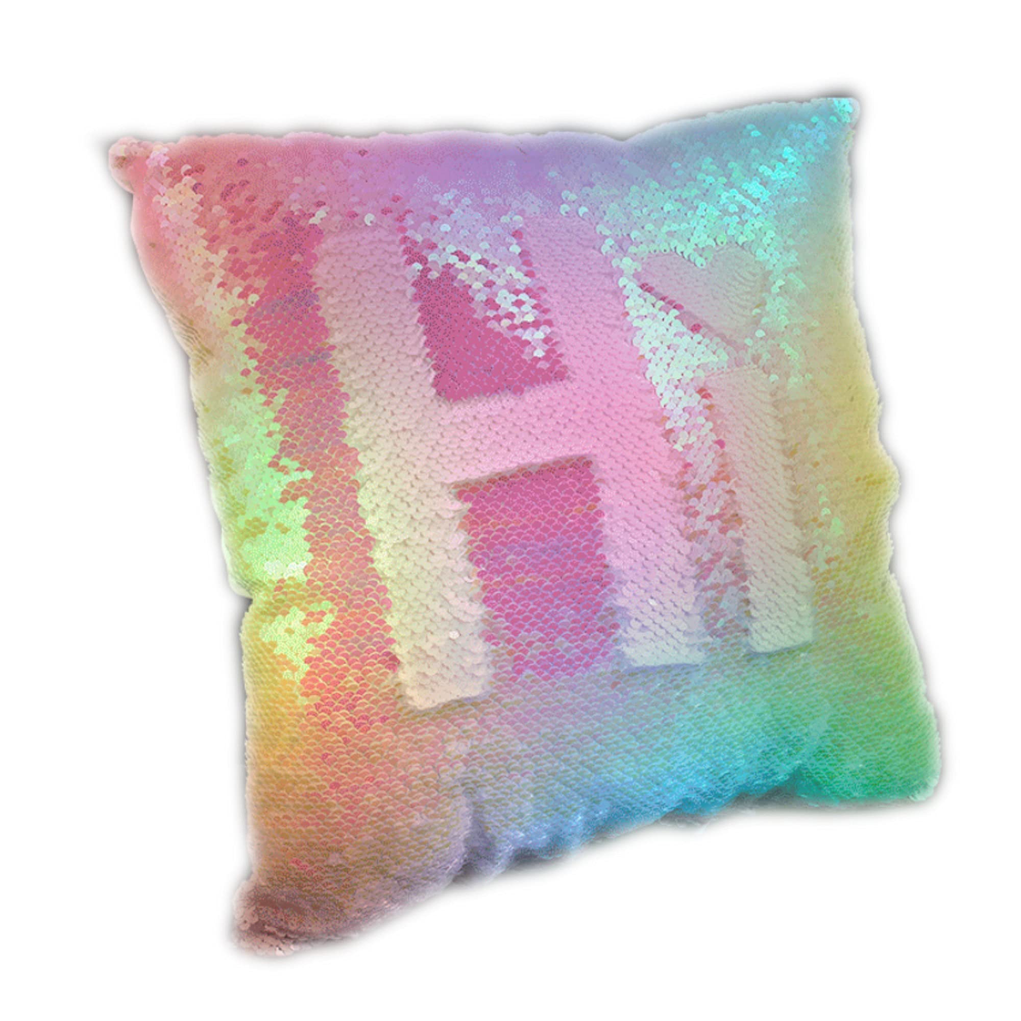 blinkee LED Magic Reversible Sequin Pillow, One Size, Plastic, Model LMRSP-RNW