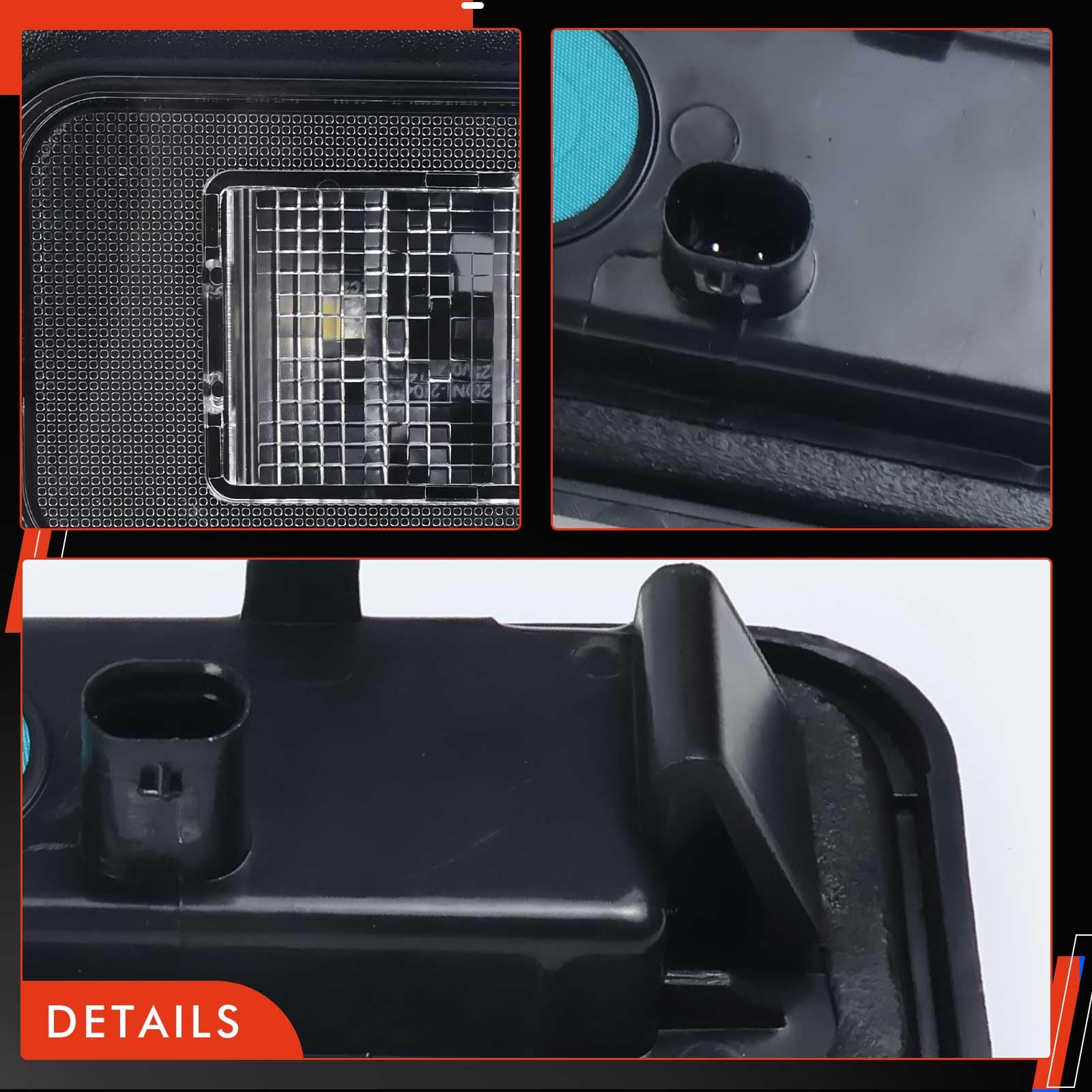 Daposhac Bed Cargo Area Light Lamp for Chevrolet Silverado/GMC Sierra 2019-2025, Model 84396982, Black, 1 PC