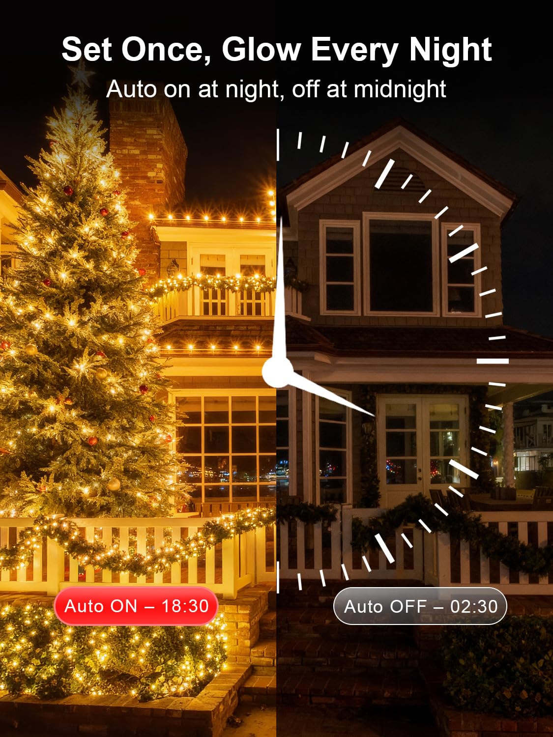 Lamyar Christmas Lights With 1000 Leds  328Ft Extra Long Plug In Fairy String Lights For Outdoor Tree And Indoor D?Or  8 Modes & Timer  Ip65 Waterproof Lights For Yard Garden Decor (Warm White)