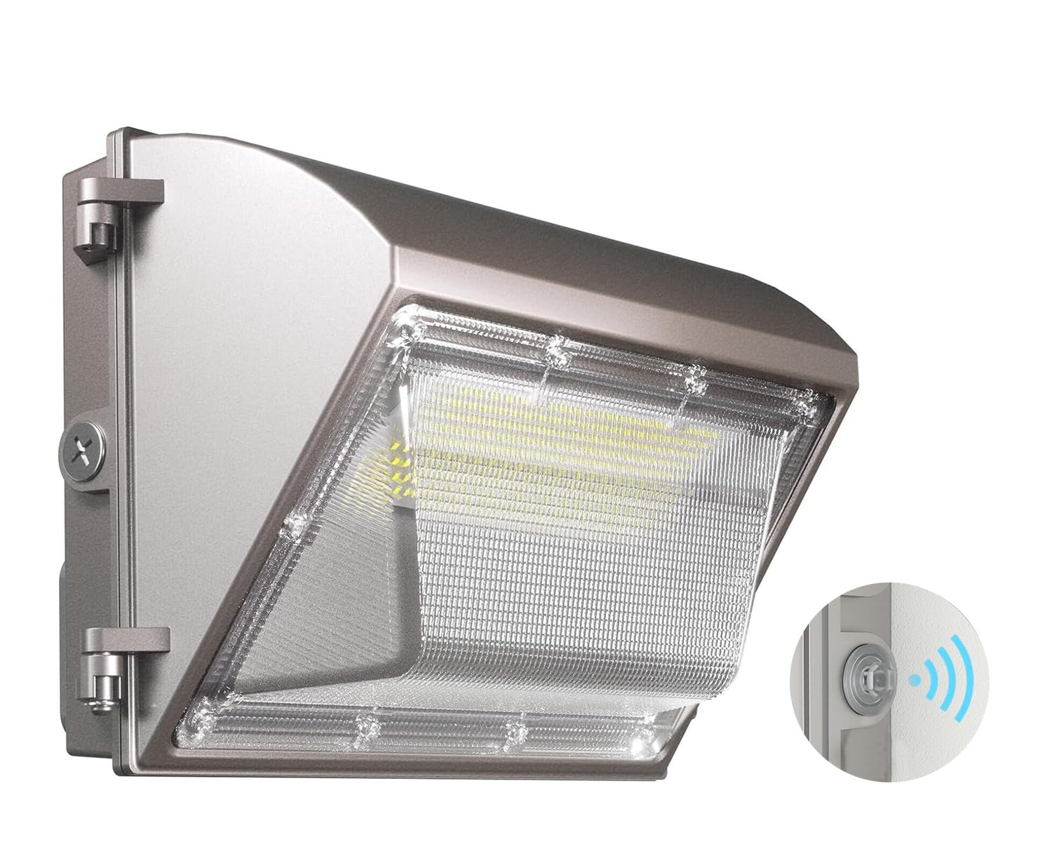 G GJIA 120W LED Wall Pack Light with Dusk to Dawn Photocell, 5000K Wall Pack Light Outdoor Led, 15600LM Waterproof Outdoor Comme