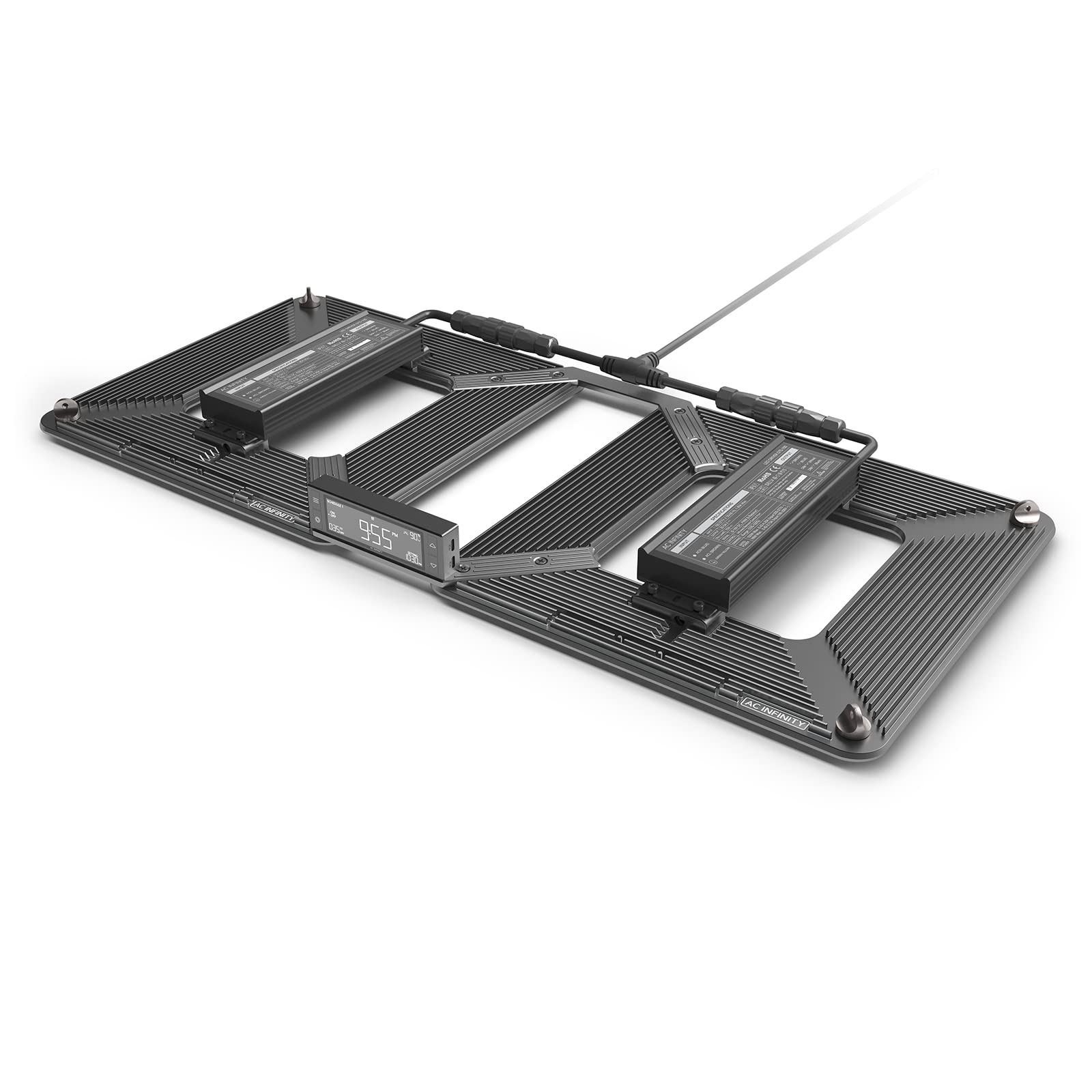 AC Infinity IONGRID T24, LED Grow Light with Samsung LM301H Diodes, Full Spectrum Deeper Penetration Halo Coverage, Digital Dimm