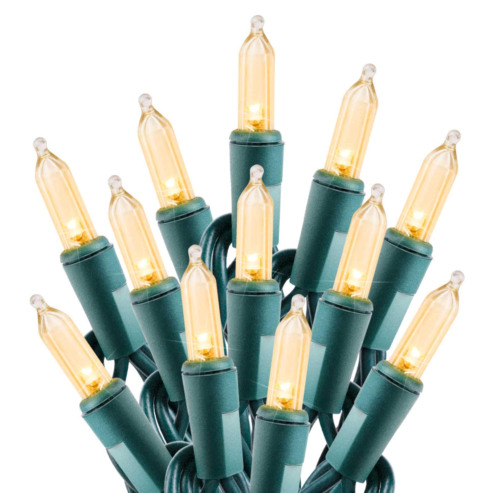 Led Mini String Lights, 67 Feet 200 Led Outdoor Christmas Lights, Waterproof Plug-in for Tree Wreath Garland Holiday Commercial