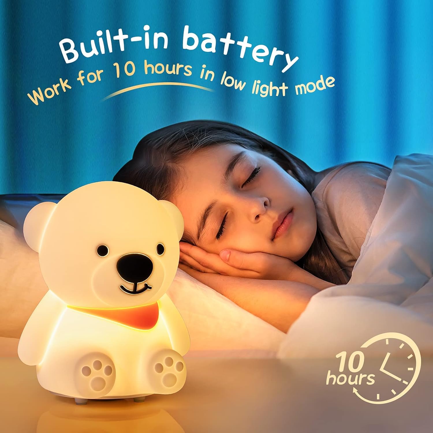 NYRWANA Night Lamp for Bedroom, Cute Lamp, Light Lamp, Night Lamp for Kids, Cute Night Lamp, Silicone Lamp, Birthday Gifts, Kids